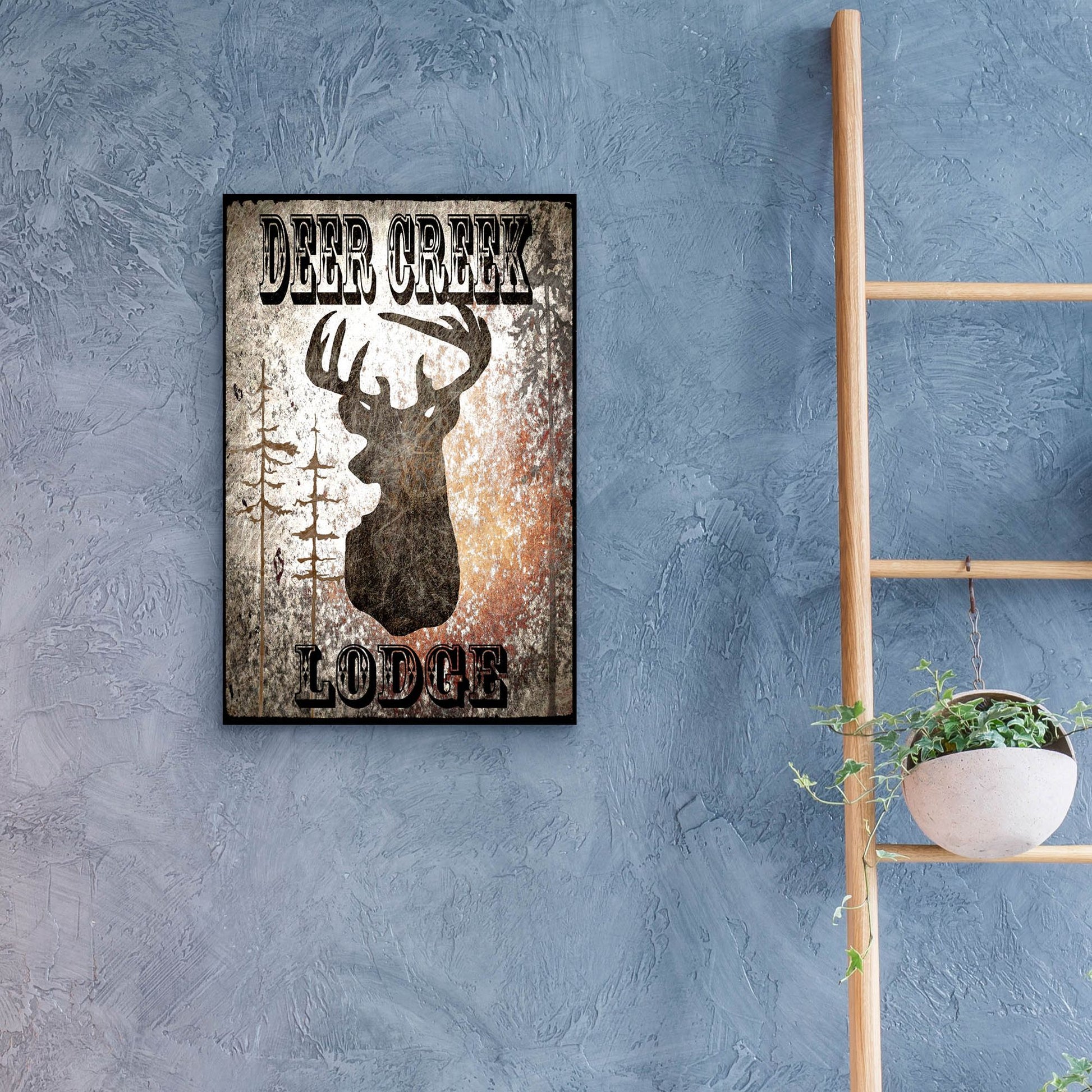 Epic Art 'Lodge Deer Creek Lodge' by Lightbox Journal, Acrylic Glass Wall Art,16x24