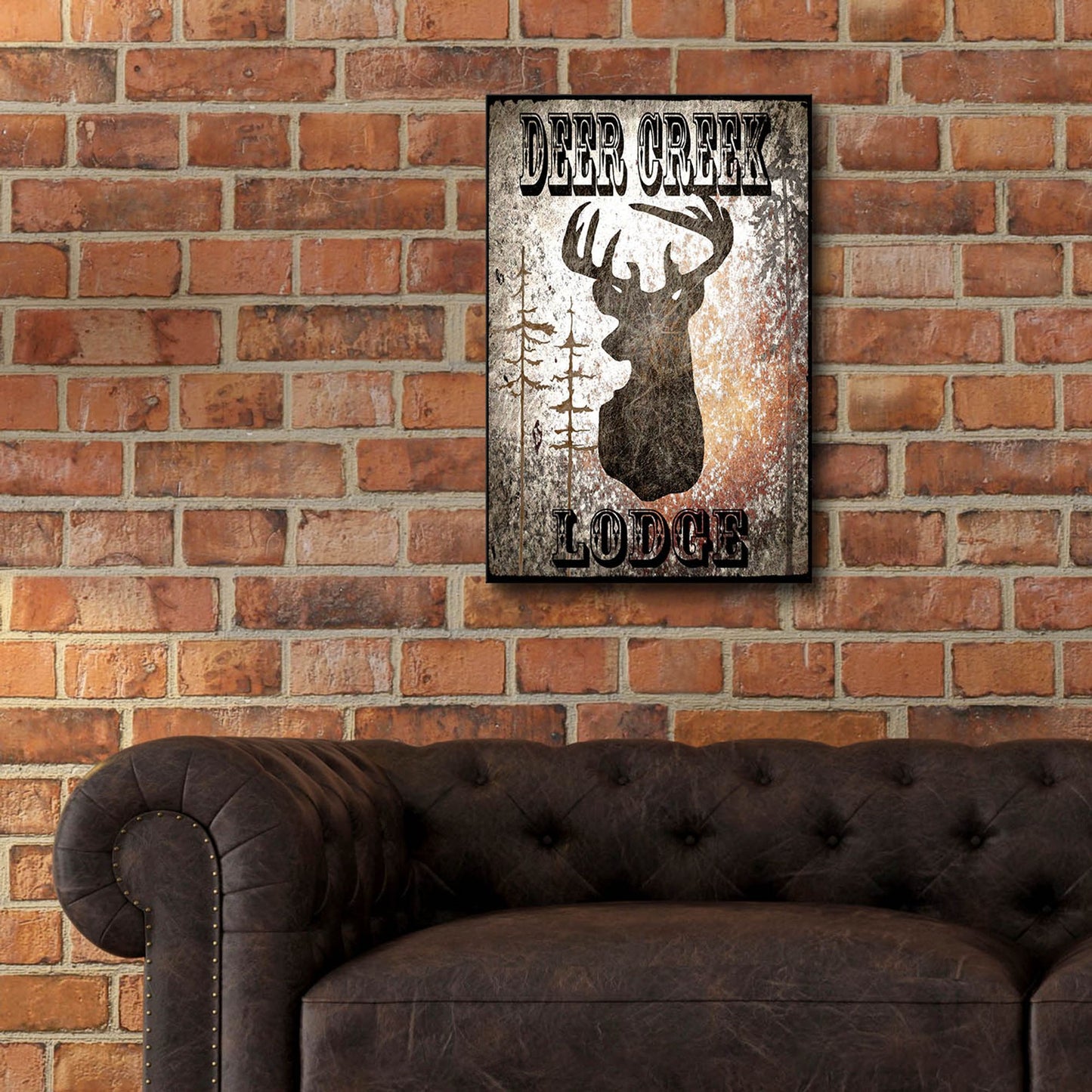 Epic Art 'Lodge Deer Creek Lodge' by Lightbox Journal, Acrylic Glass Wall Art,16x24