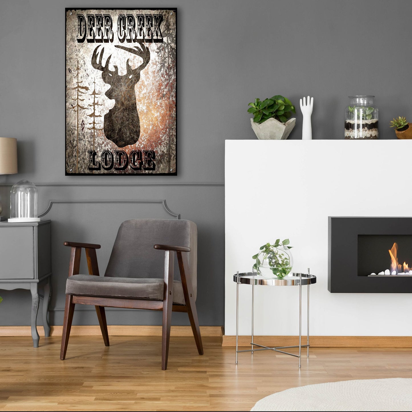 Epic Art 'Lodge Deer Creek Lodge' by Lightbox Journal, Acrylic Glass Wall Art,24x36