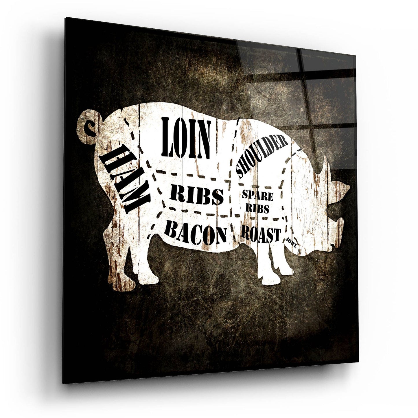 Epic Art 'Butcher Shop I' by Lightbox Journal, Acrylic Glass Wall Art,12x12