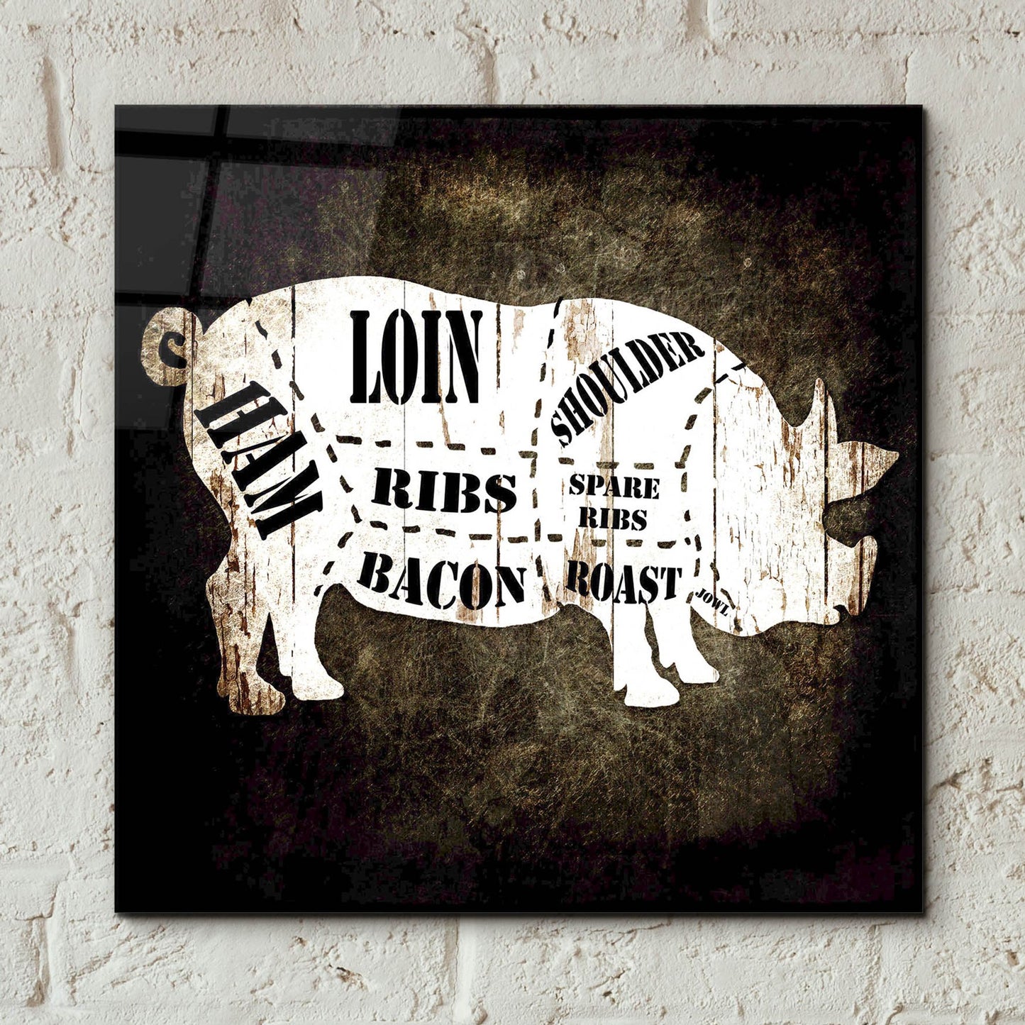 Epic Art 'Butcher Shop I' by Lightbox Journal, Acrylic Glass Wall Art,12x12