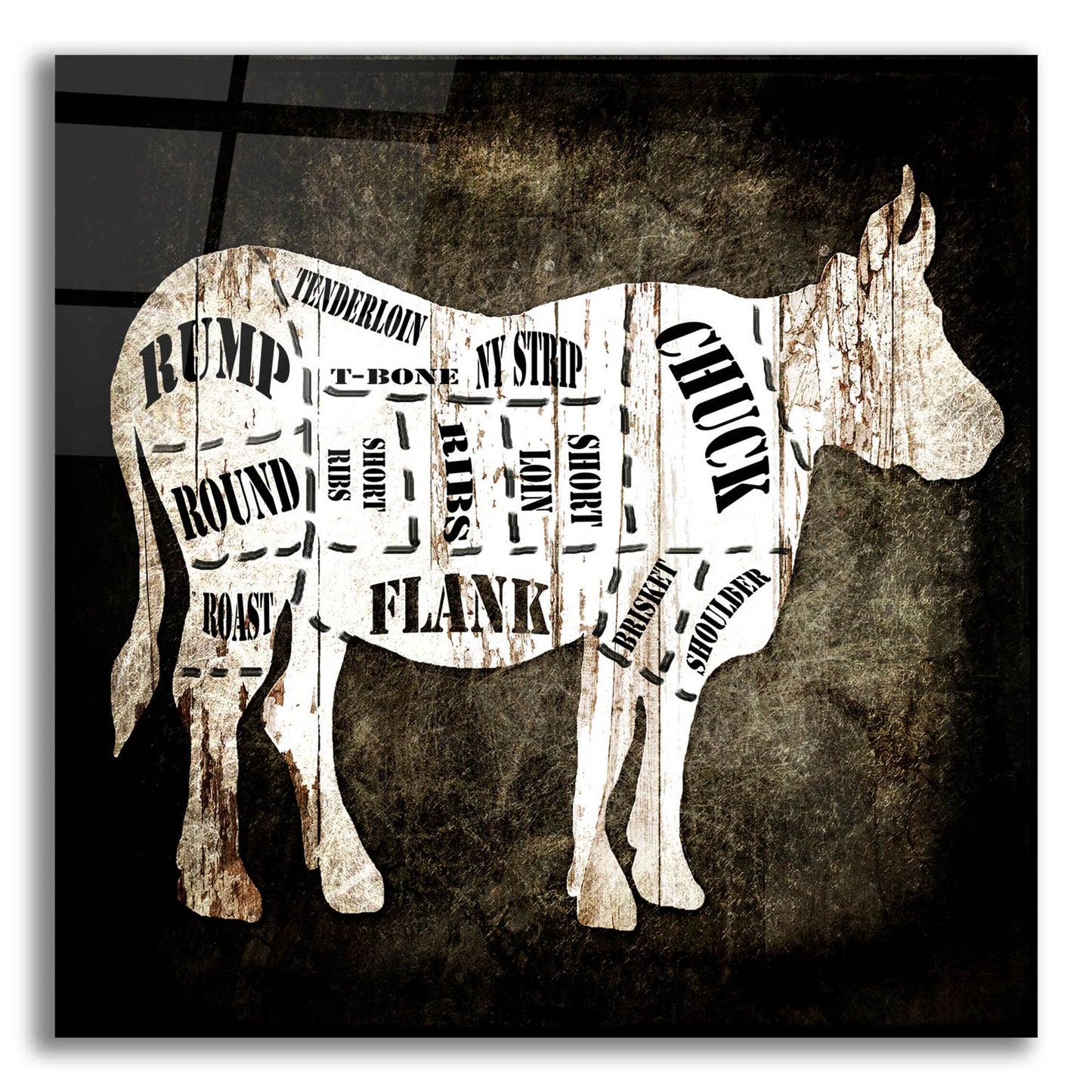 Epic Art 'Butcher Shop II' by Lightbox Journal, Acrylic Glass Wall Art,12x12