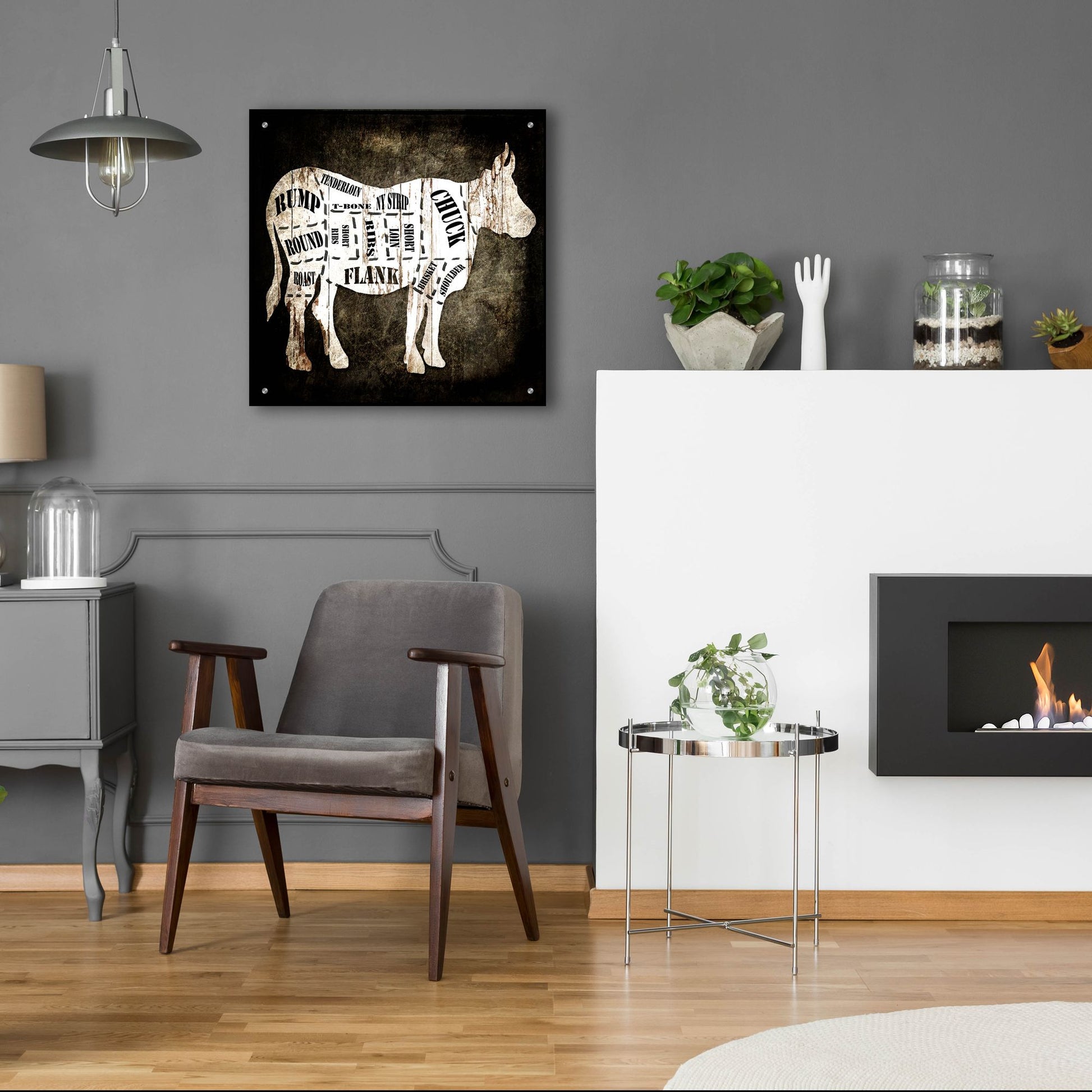 Epic Art 'Butcher Shop II' by Lightbox Journal, Acrylic Glass Wall Art,24x24