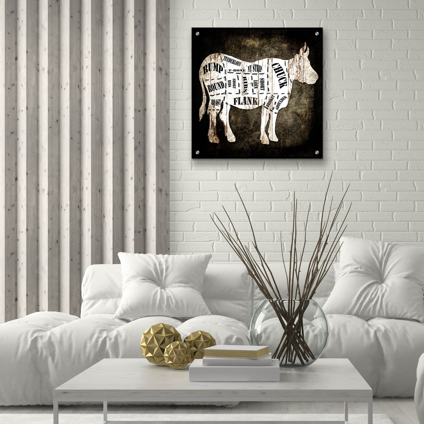 Epic Art 'Butcher Shop II' by Lightbox Journal, Acrylic Glass Wall Art,24x24