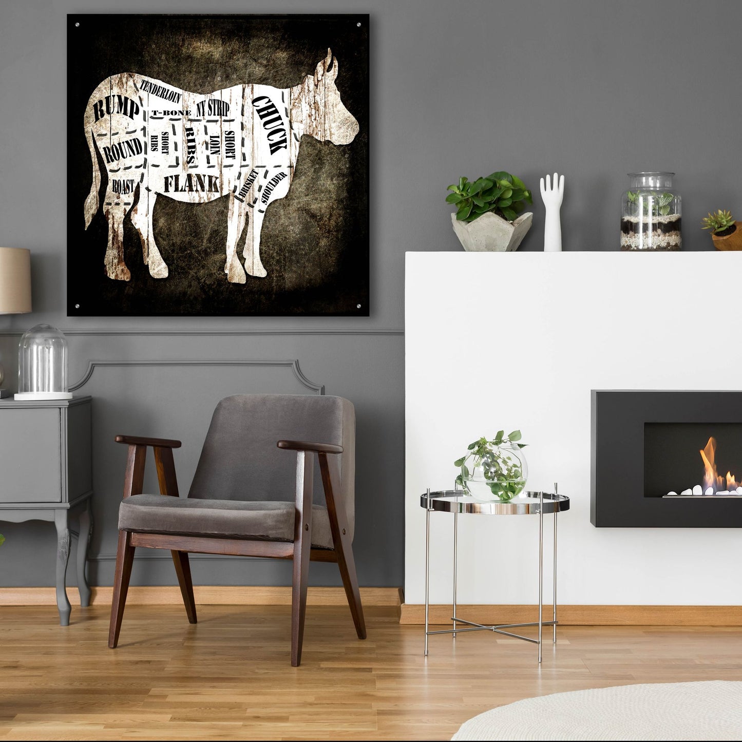 Epic Art 'Butcher Shop II' by Lightbox Journal, Acrylic Glass Wall Art,36x36