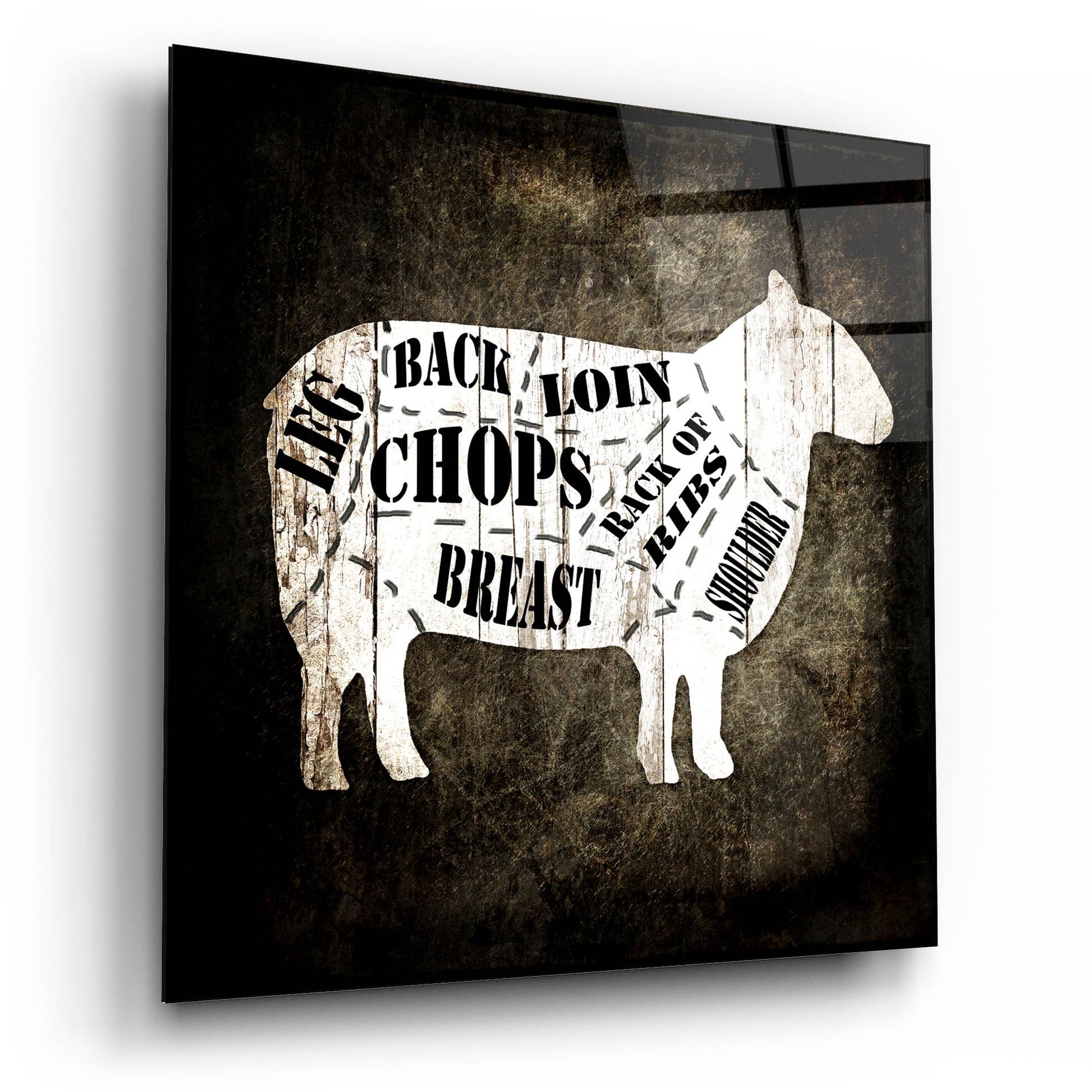 Epic Art 'Butcher Shop IV' by Lightbox Journal, Acrylic Glass Wall Art,12x12