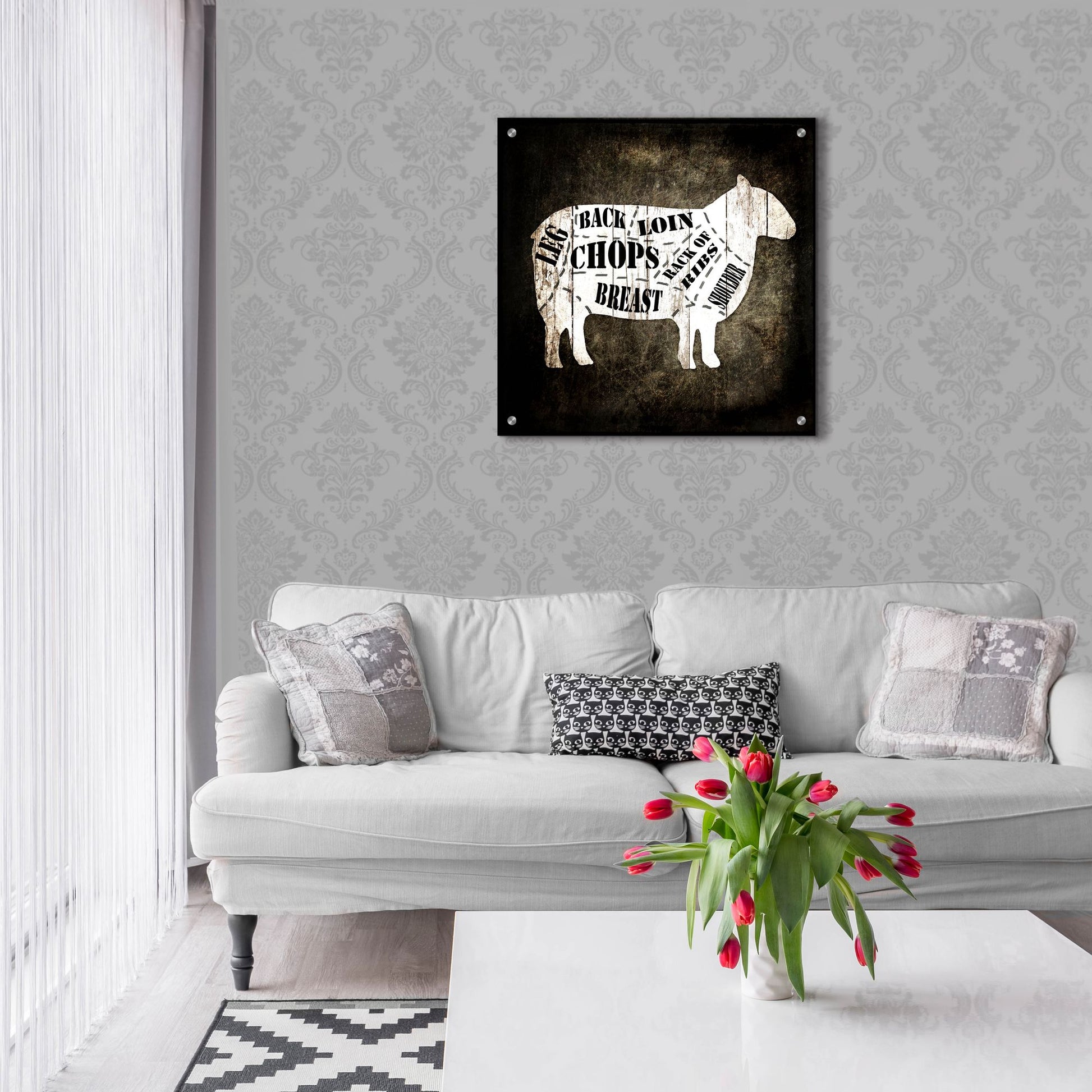 Epic Art 'Butcher Shop IV' by Lightbox Journal, Acrylic Glass Wall Art,24x24