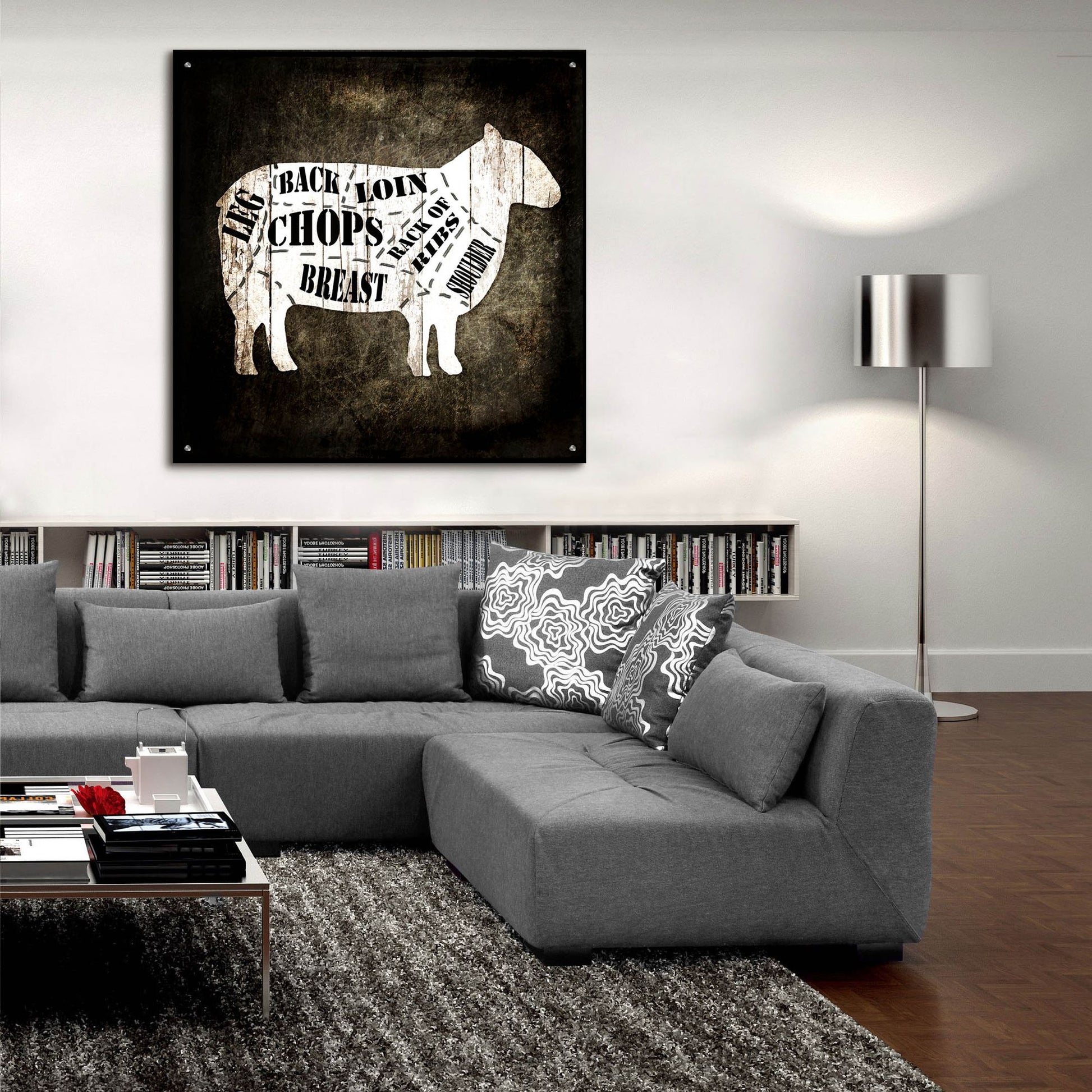 Epic Art 'Butcher Shop IV' by Lightbox Journal, Acrylic Glass Wall Art,36x36