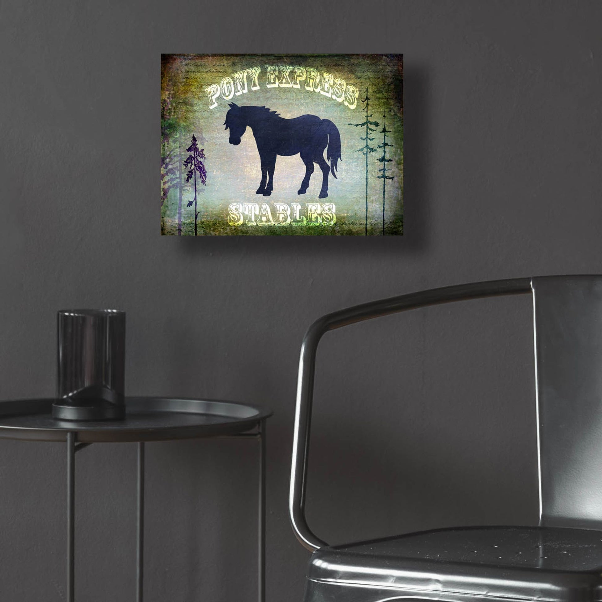 Epic Art 'Country Horse I' by Lightbox Journal, Acrylic Glass Wall Art,16x12