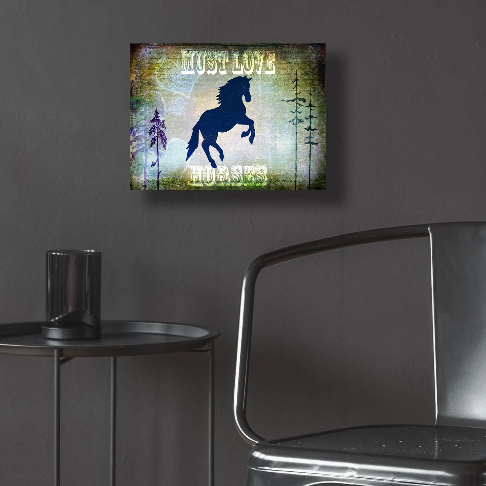 Epic Art 'Country Horse II' by Lightbox Journal, Acrylic Glass Wall Art,16x12