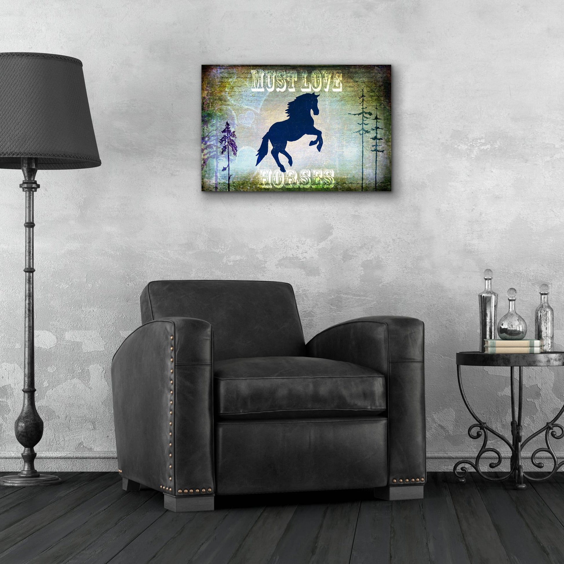 Epic Art 'Country Horse II' by Lightbox Journal, Acrylic Glass Wall Art,24x16