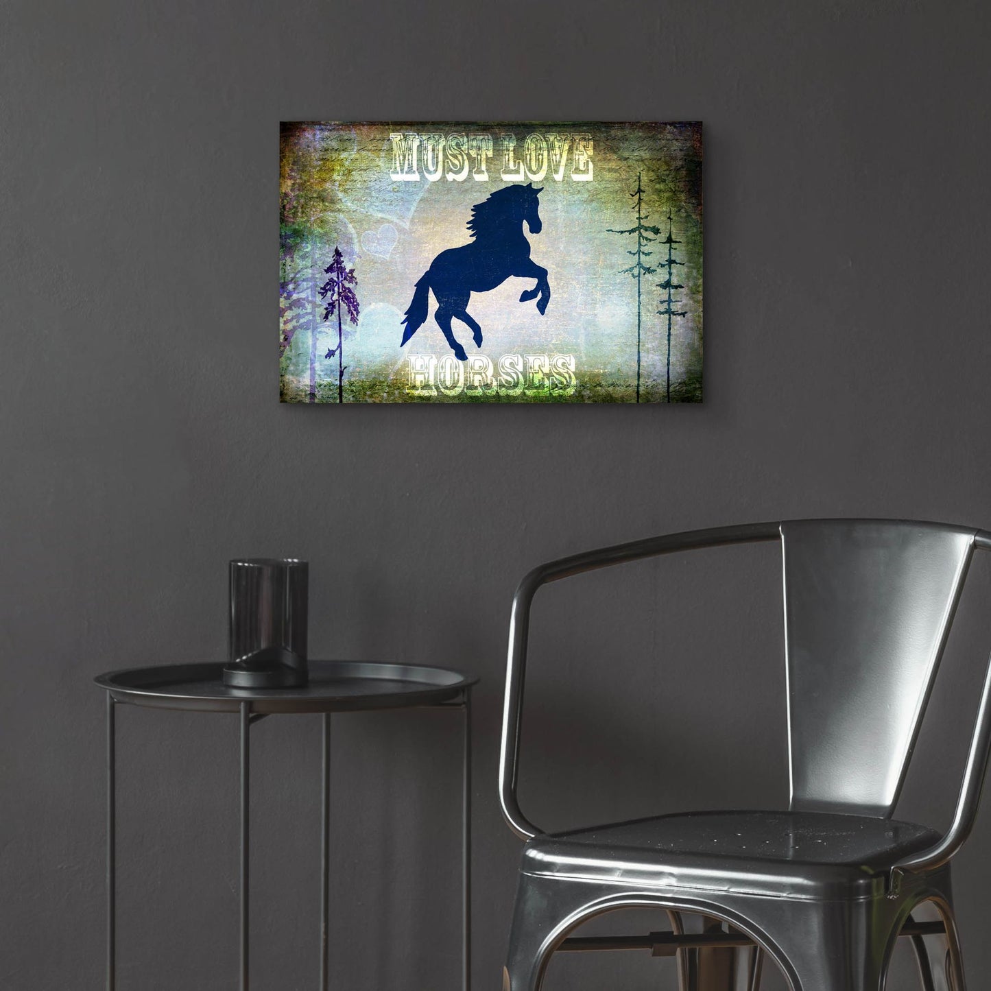 Epic Art 'Country Horse II' by Lightbox Journal, Acrylic Glass Wall Art,24x16