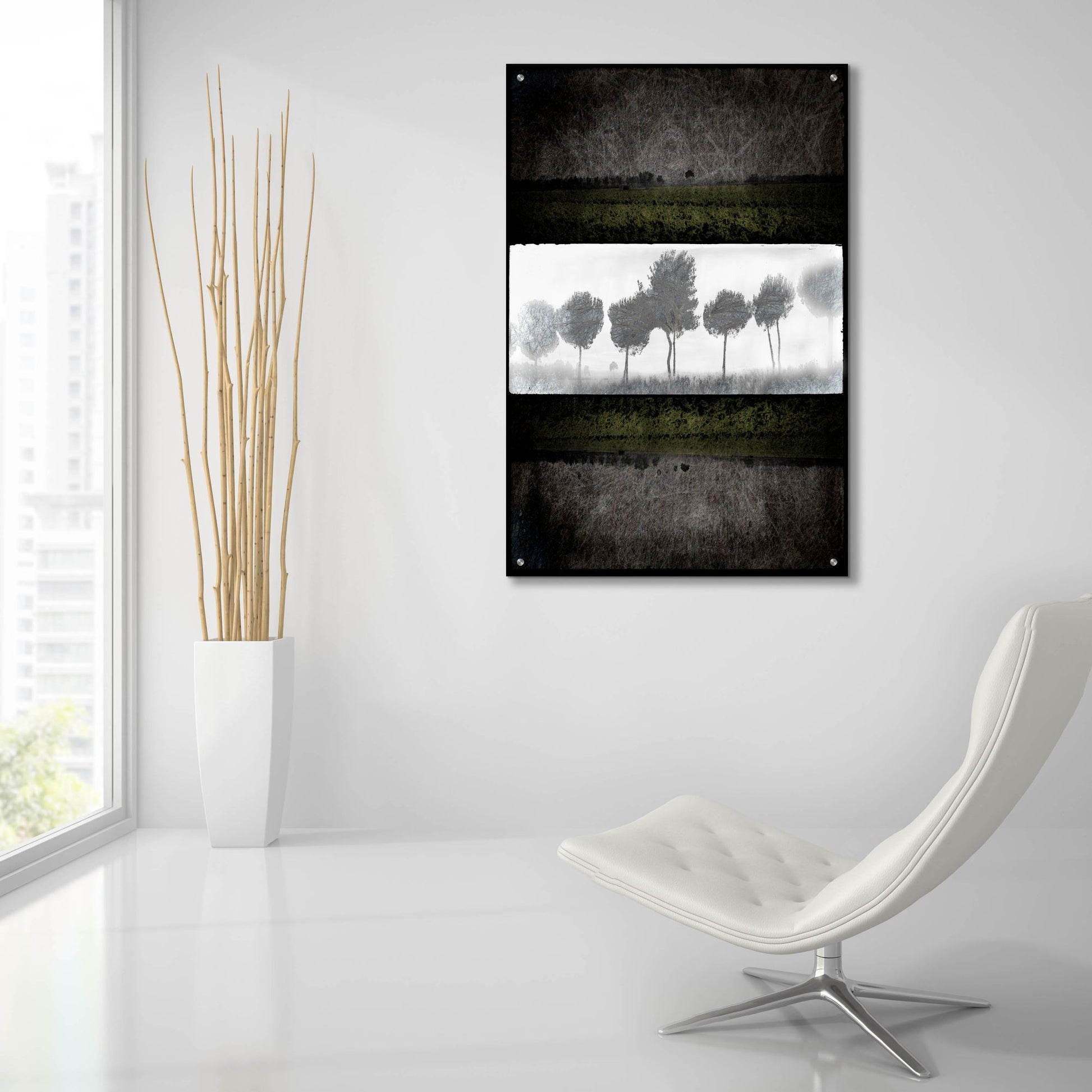 Epic Art 'Black Tree 2' by Lightbox Journal, Acrylic Glass Wall Art,24x36