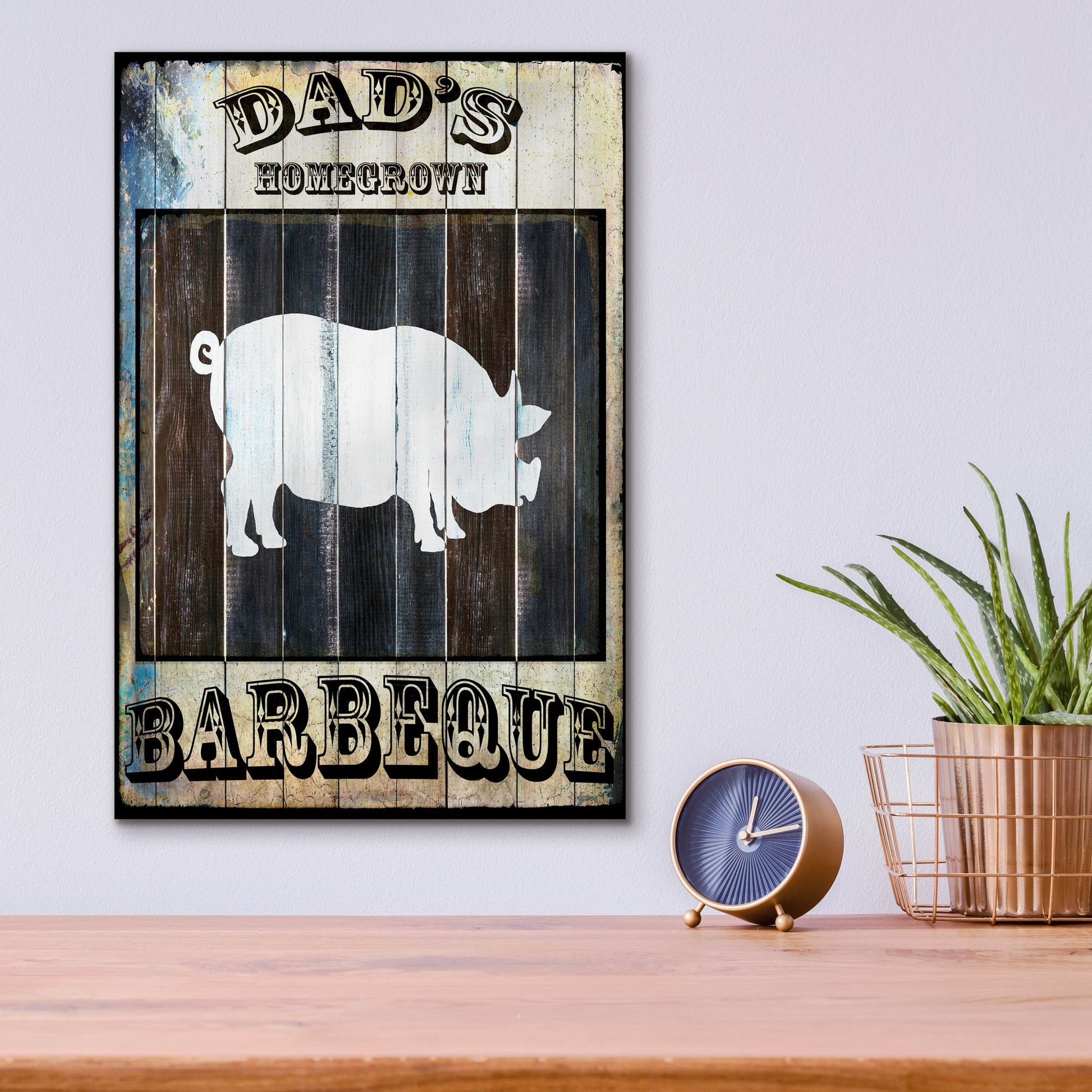 Epic Art 'Dads BBQ 2' by Lightbox Journal, Acrylic Glass Wall Art,12x16