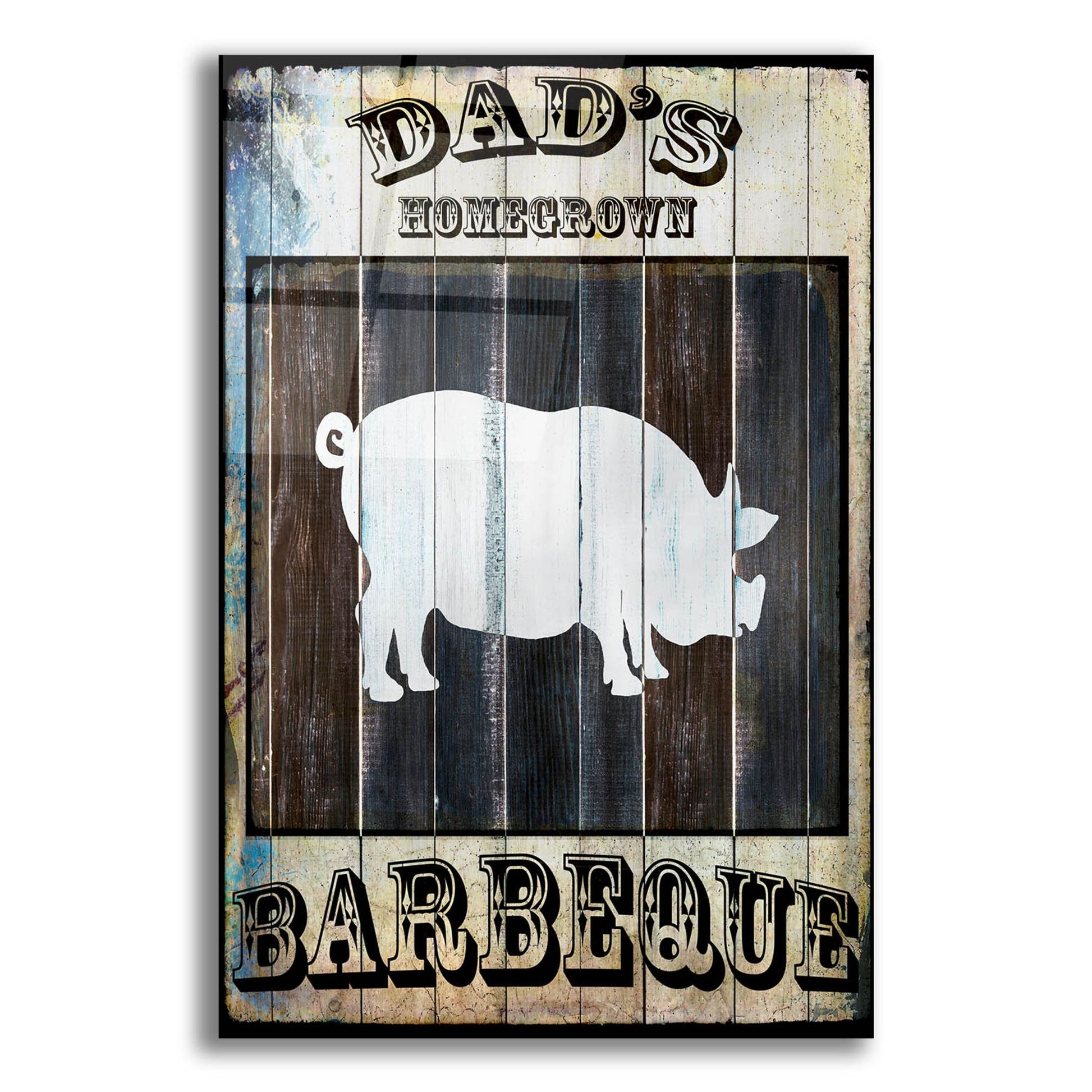 Epic Art 'Dads BBQ 2' by Lightbox Journal, Acrylic Glass Wall Art,12x16