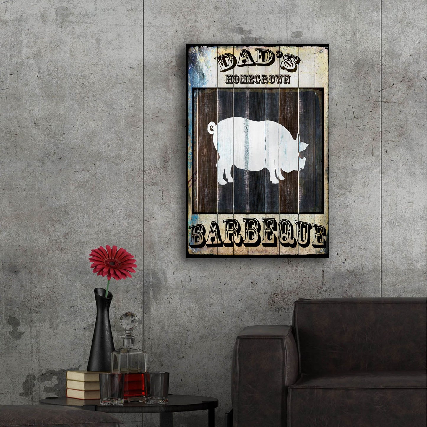 Epic Art 'Dads BBQ 2' by Lightbox Journal, Acrylic Glass Wall Art,24x36