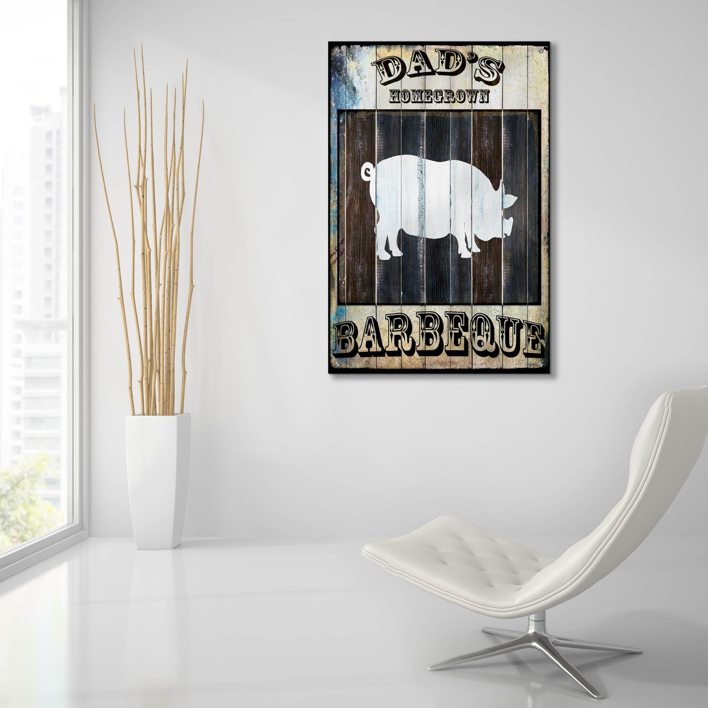 Epic Art 'Dads BBQ 2' by Lightbox Journal, Acrylic Glass Wall Art,24x36