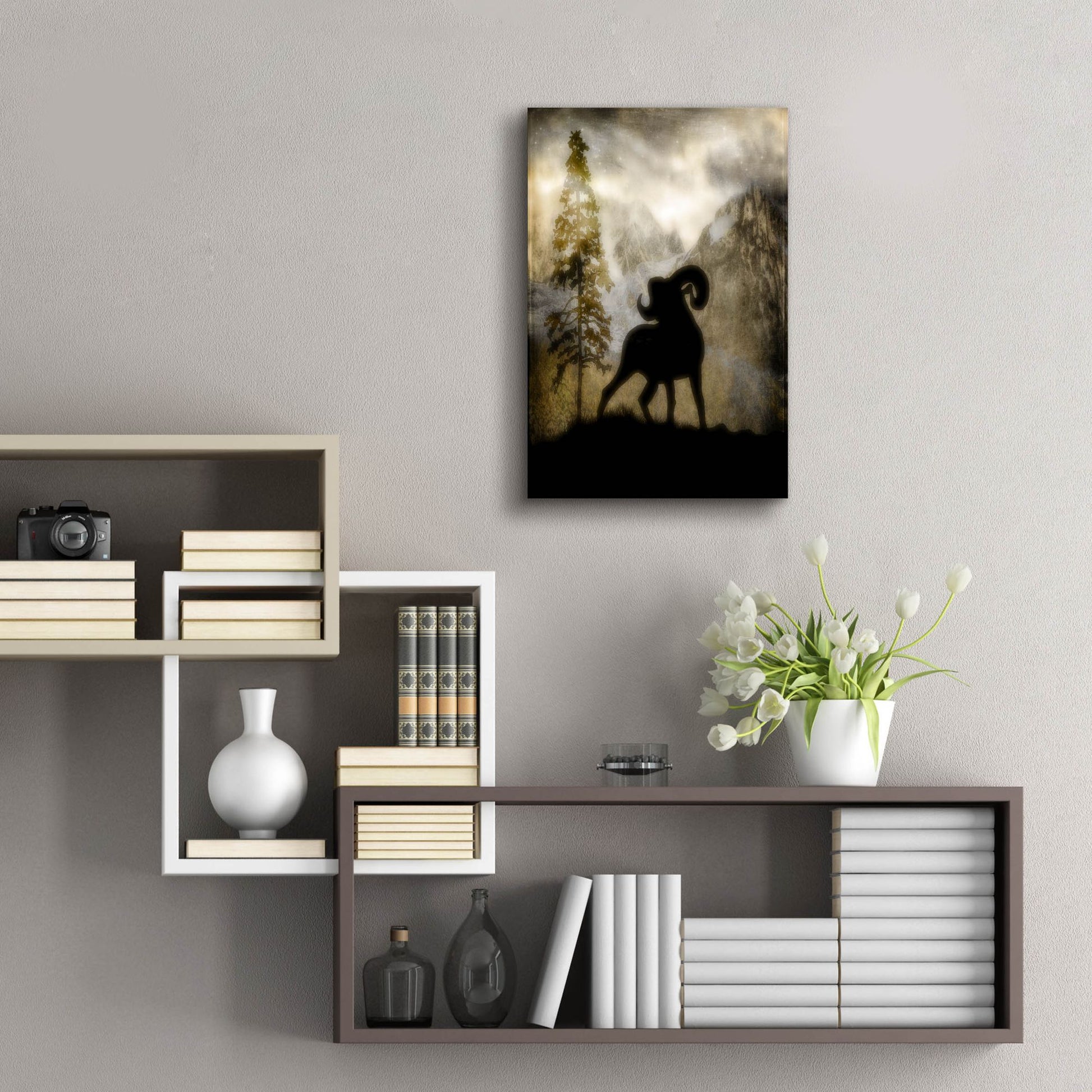 Epic Art 'Mystic Big Horn' by Lightbox Journal, Acrylic Glass Wall Art,16x24