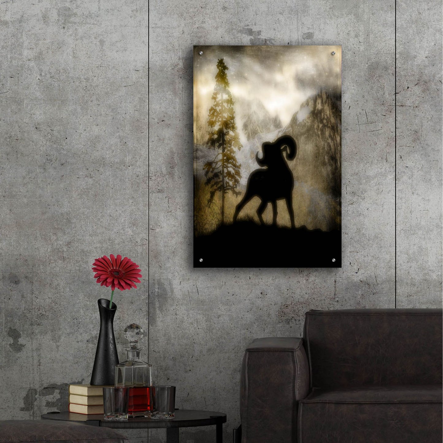 Epic Art 'Mystic Big Horn' by Lightbox Journal, Acrylic Glass Wall Art,24x36