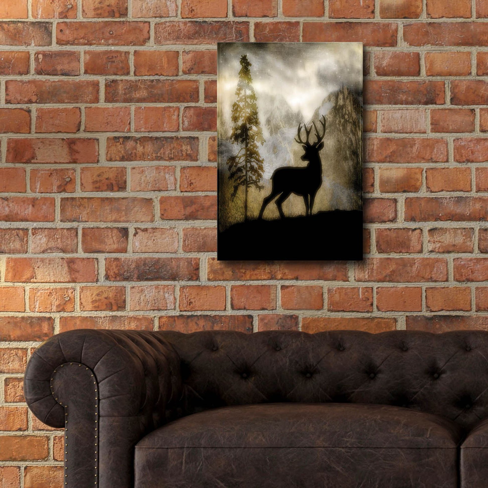 Epic Art 'Mystic Deer' by Lightbox Journal, Acrylic Glass Wall Art,16x24