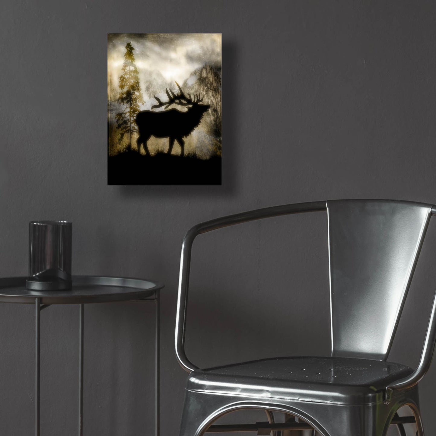 Epic Art 'Mystic Elk' by Lightbox Journal, Acrylic Glass Wall Art,12x16