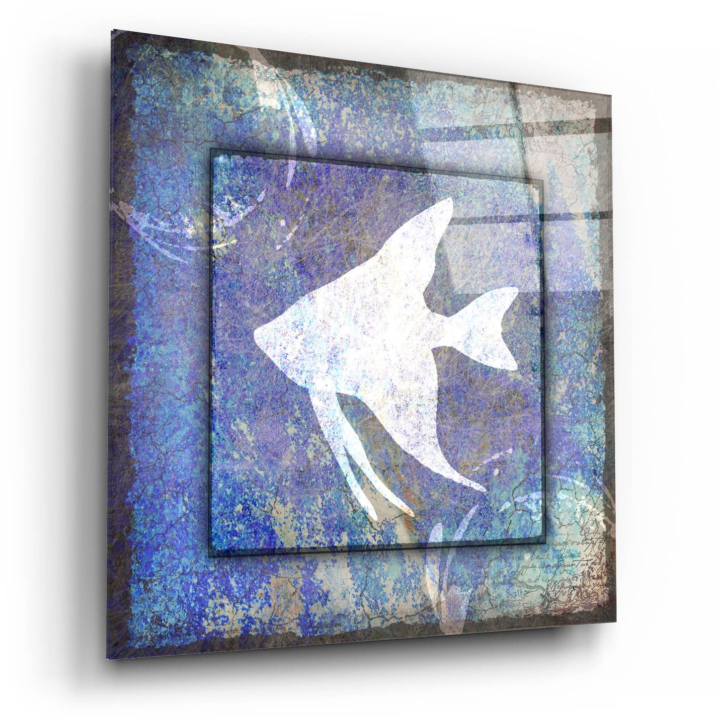 Epic Art 'Beach House Fish' by Lightbox Journal, Acrylic Glass Wall Art,12x12