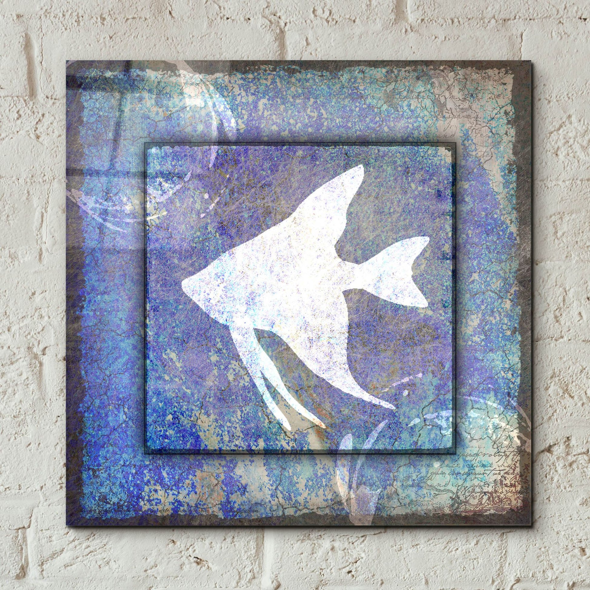 Epic Art 'Beach House Fish' by Lightbox Journal, Acrylic Glass Wall Art,12x12