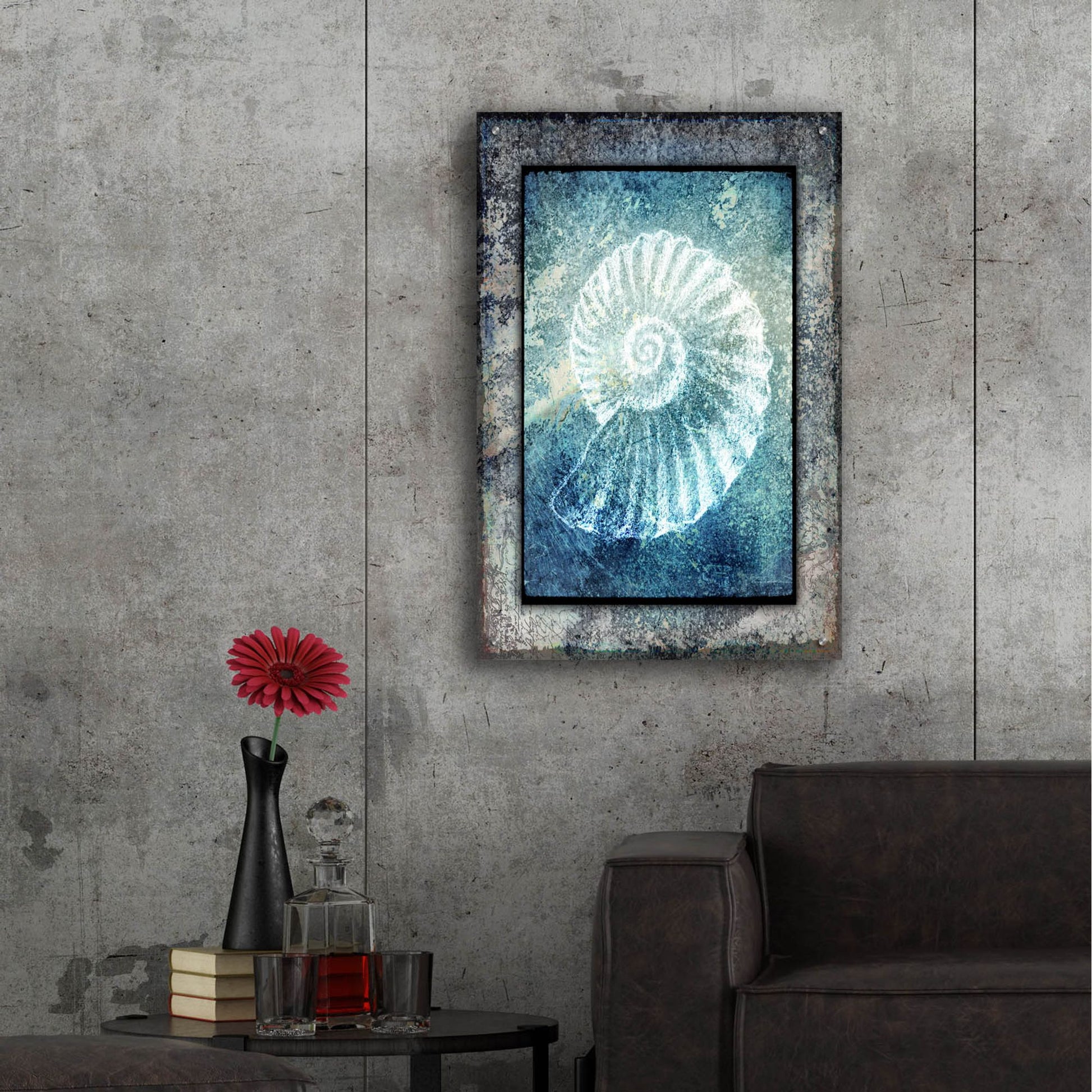 Epic Art 'Hello Beach Shell I' by Lightbox Journal, Acrylic Glass Wall Art,24x36