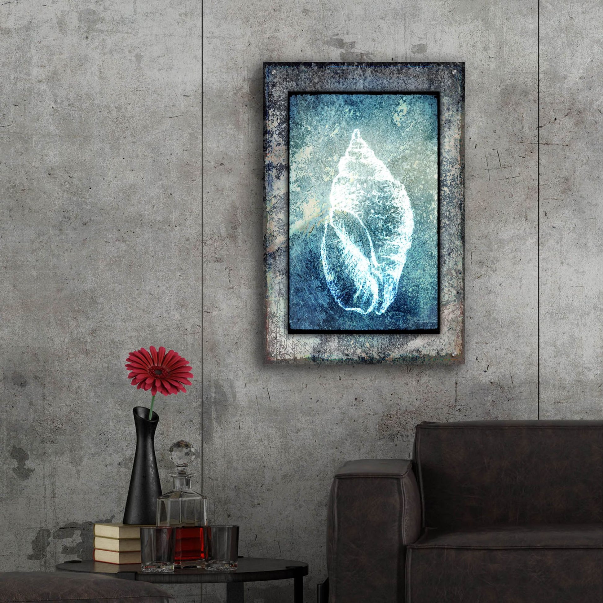 Epic Art 'Hello Beach Shell II' by Lightbox Journal, Acrylic Glass Wall Art,24x36