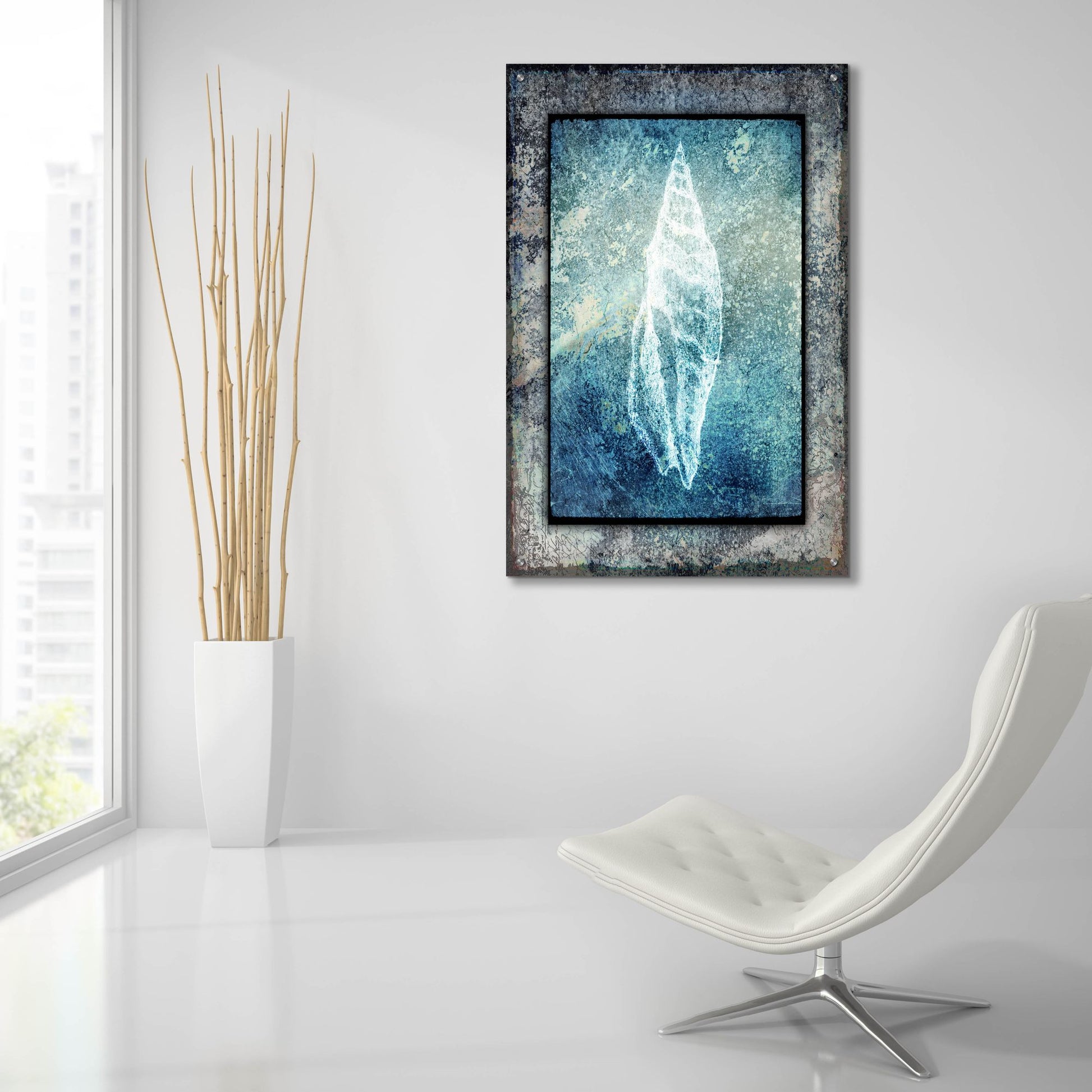 Epic Art 'Hello Beach Shell III' by Lightbox Journal, Acrylic Glass Wall Art,24x36