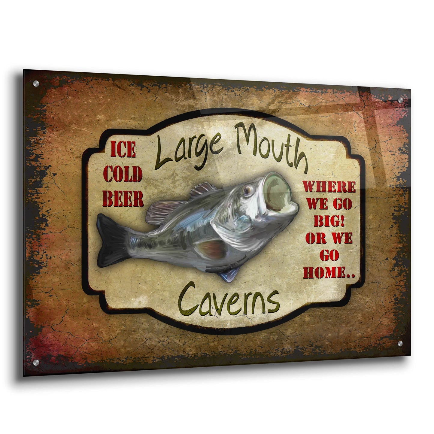 Epic Art 'Large Mouth Cavern II' by Lightbox Journal, Acrylic Glass Wall Art,36x24