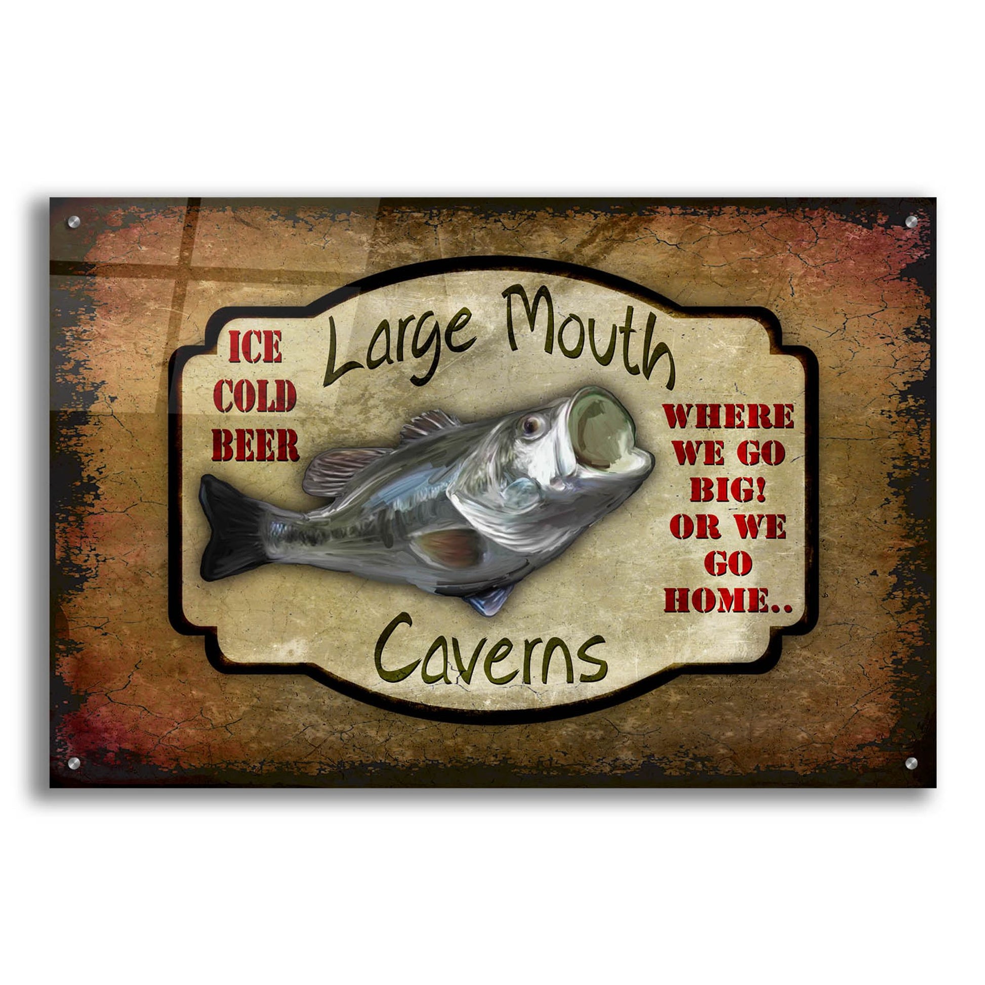 Epic Art 'Large Mouth Cavern II' by Lightbox Journal, Acrylic Glass Wall Art,36x24