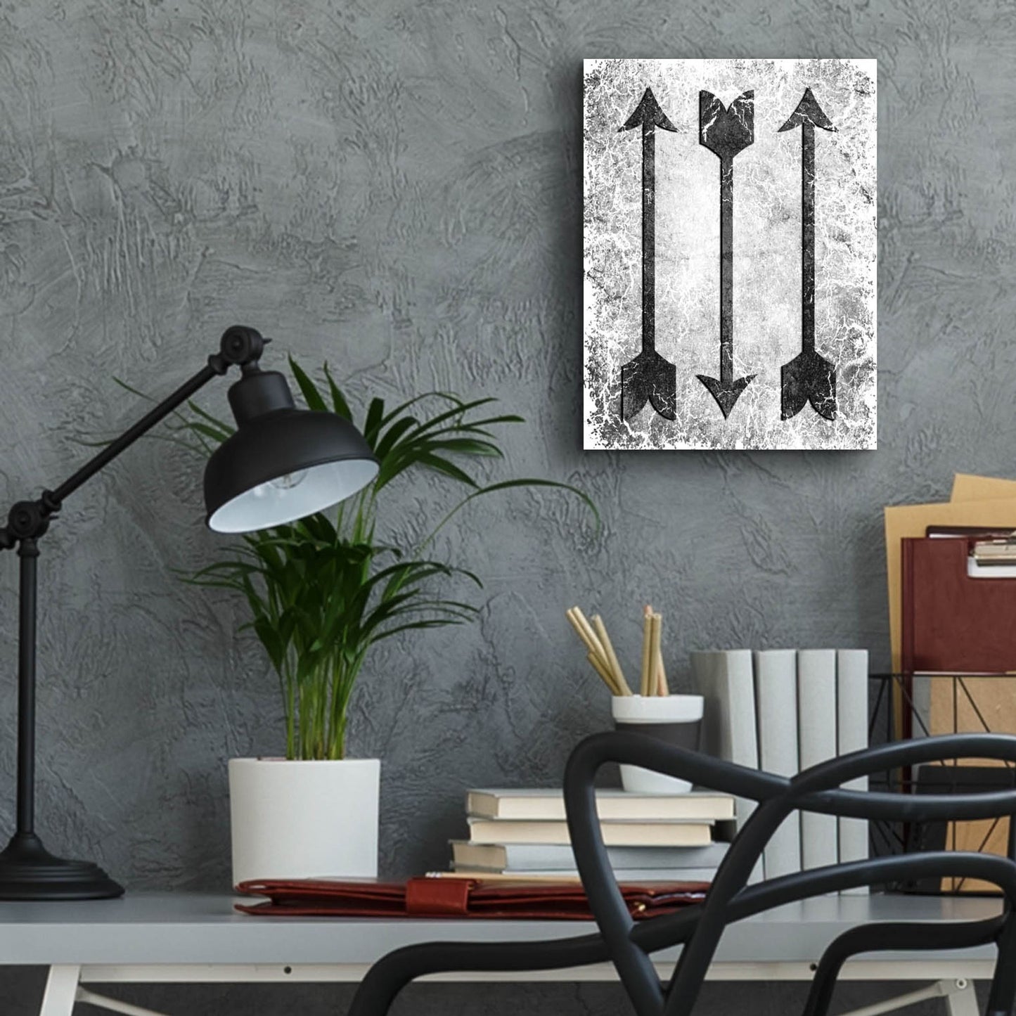 Epic Art 'Arrow 2' by Lightbox Journal, Acrylic Glass Wall Art,12x16