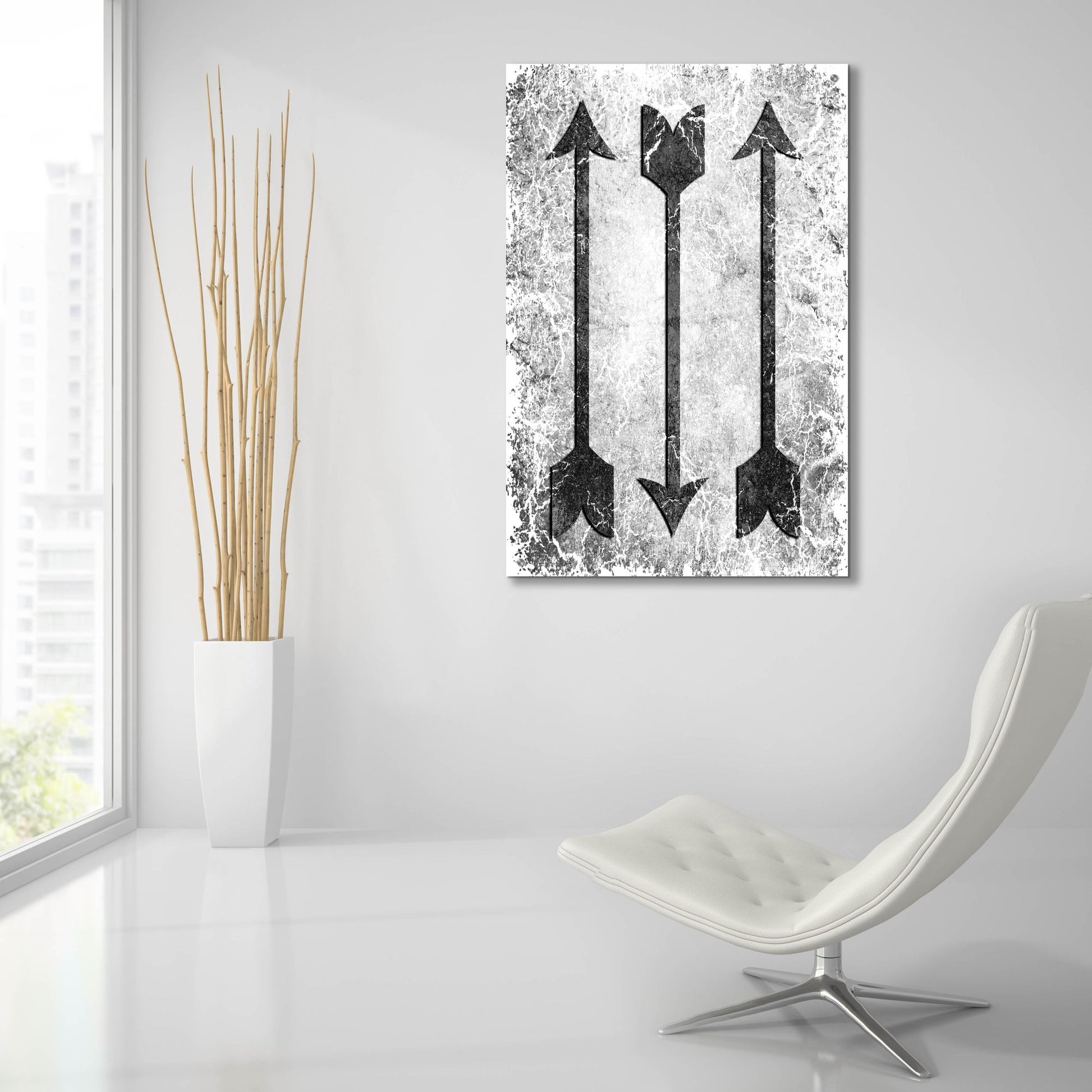 Epic Art 'Arrow 2' by Lightbox Journal, Acrylic Glass Wall Art,24x36