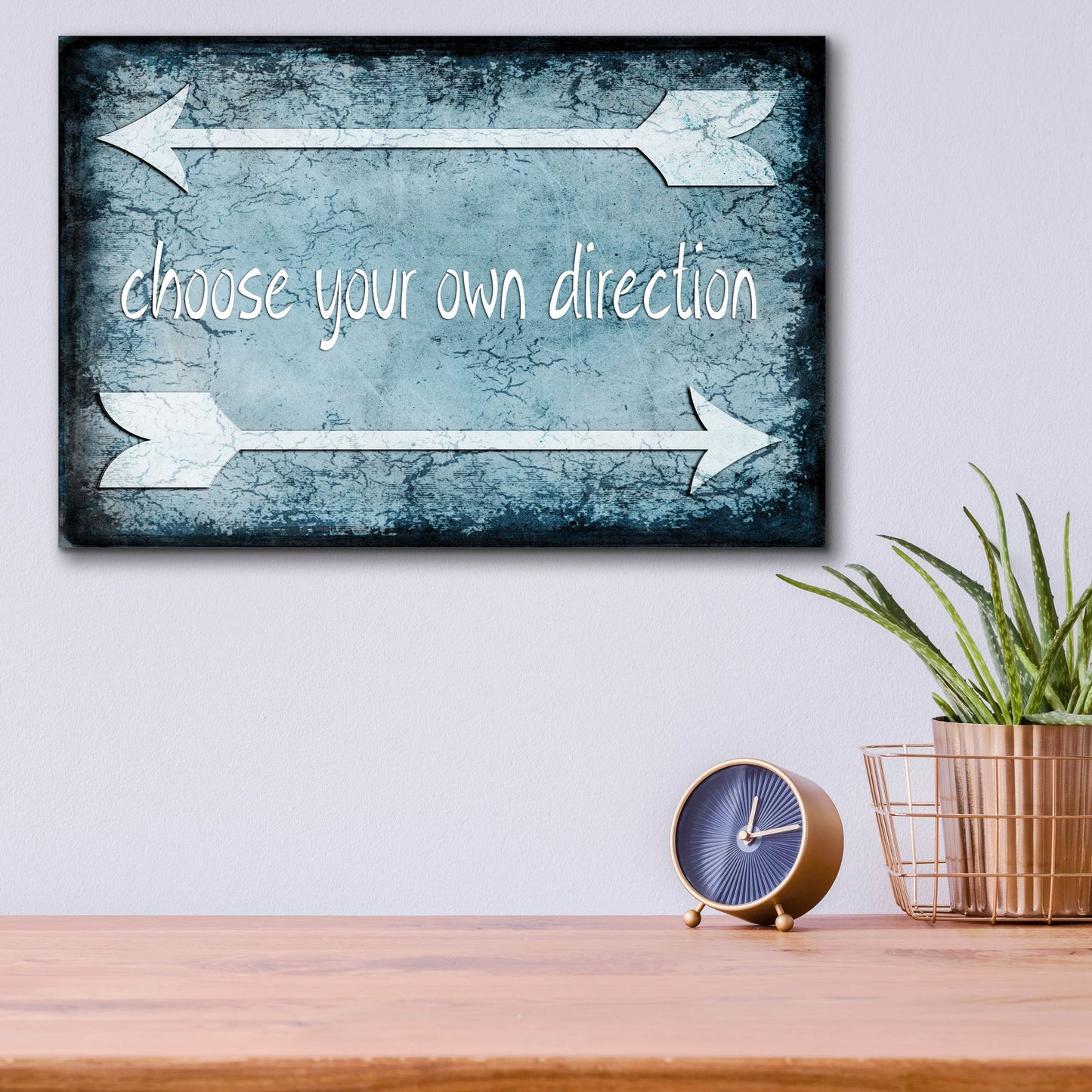 Epic Art 'Choose Direction' by Lightbox Journal, Acrylic Glass Wall Art,16x12