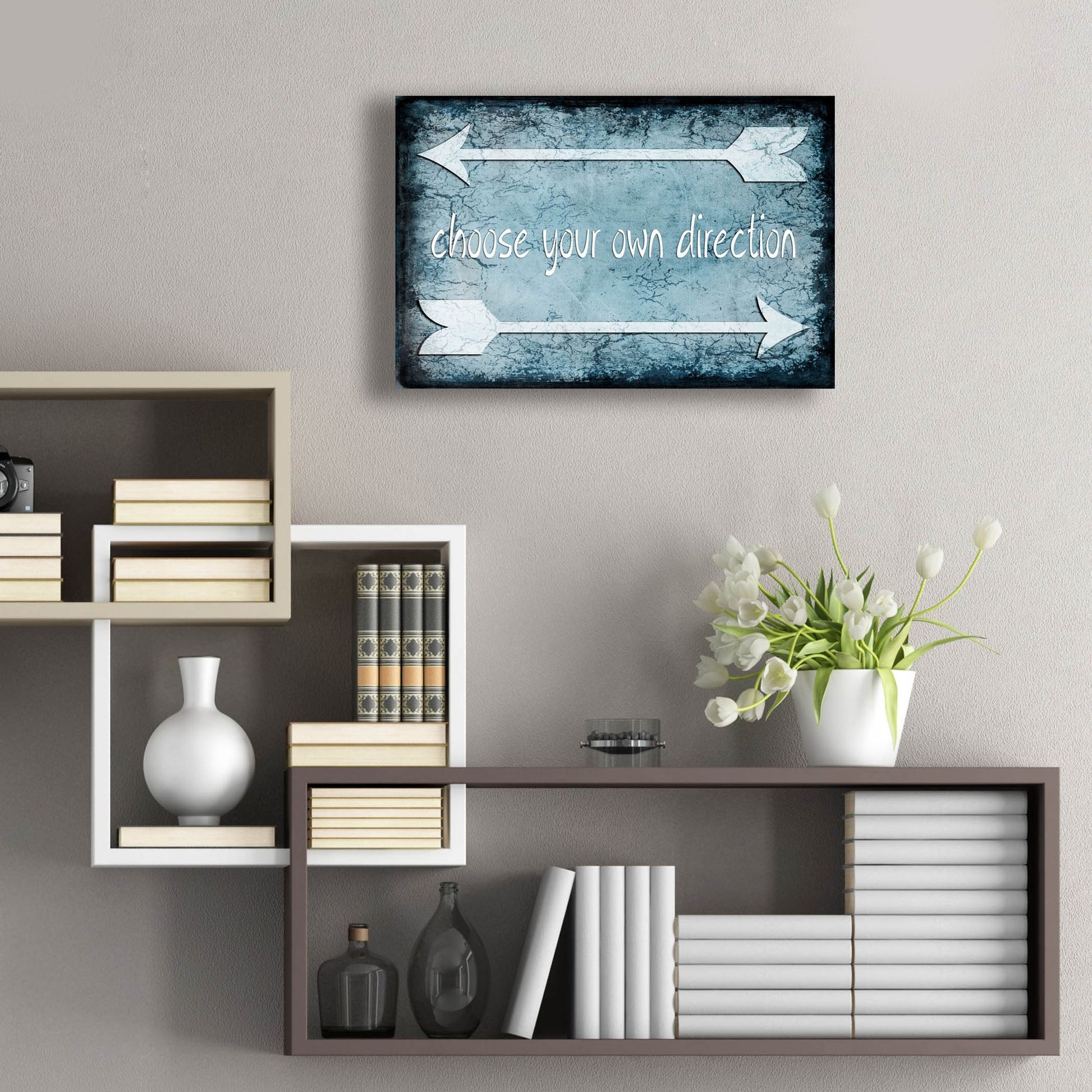 Epic Art 'Choose Direction' by Lightbox Journal, Acrylic Glass Wall Art,24x16