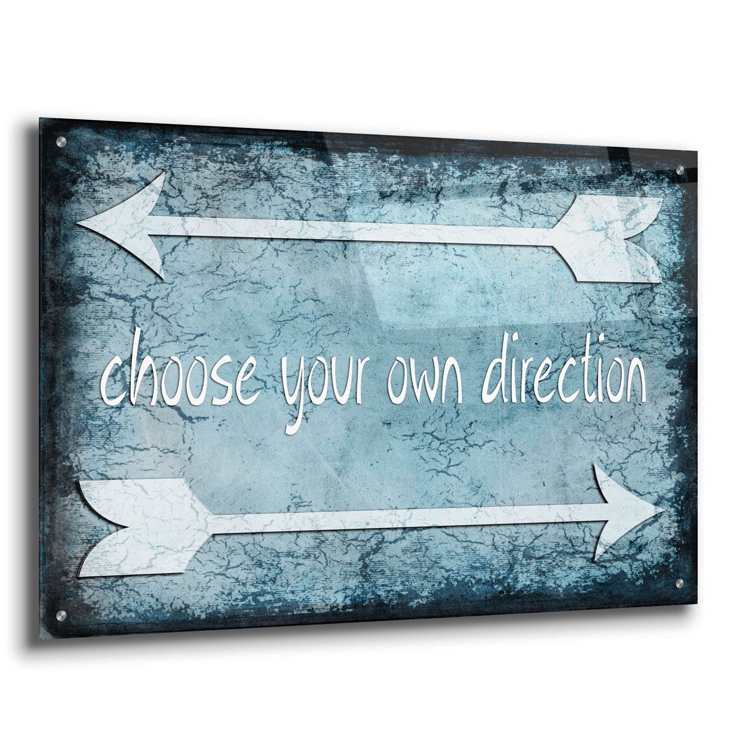 Epic Art 'Choose Direction' by Lightbox Journal, Acrylic Glass Wall Art,36x24