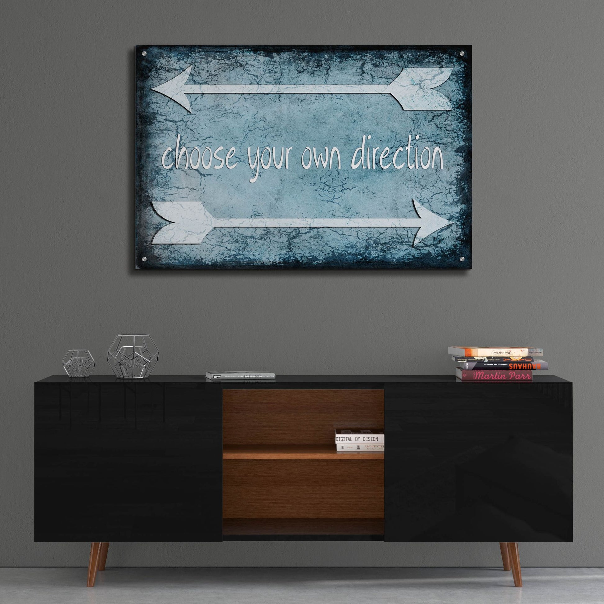 Epic Art 'Choose Direction' by Lightbox Journal, Acrylic Glass Wall Art,36x24