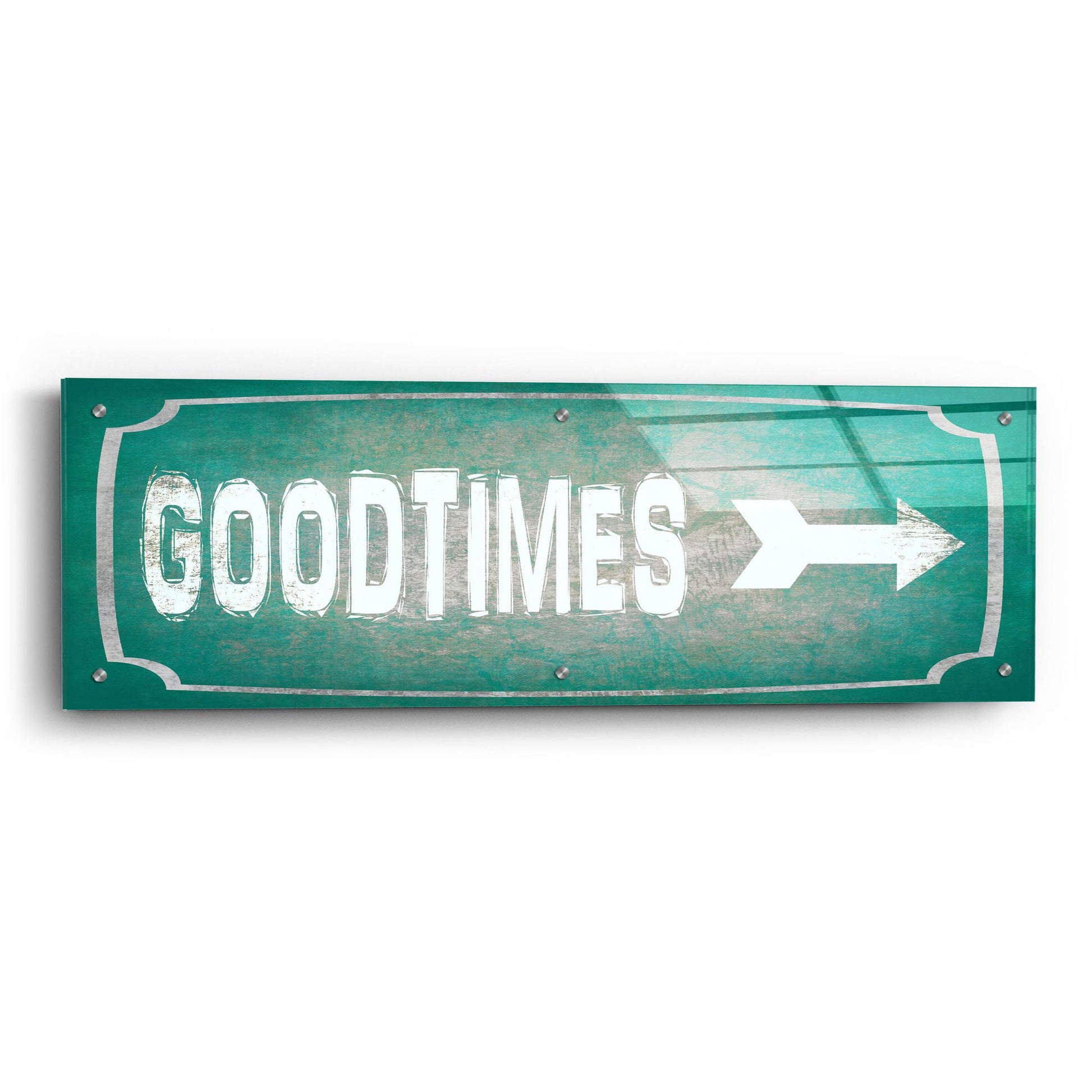 Epic Art 'Good Times' by Lightbox Journal, Acrylic Glass Wall Art,36x12