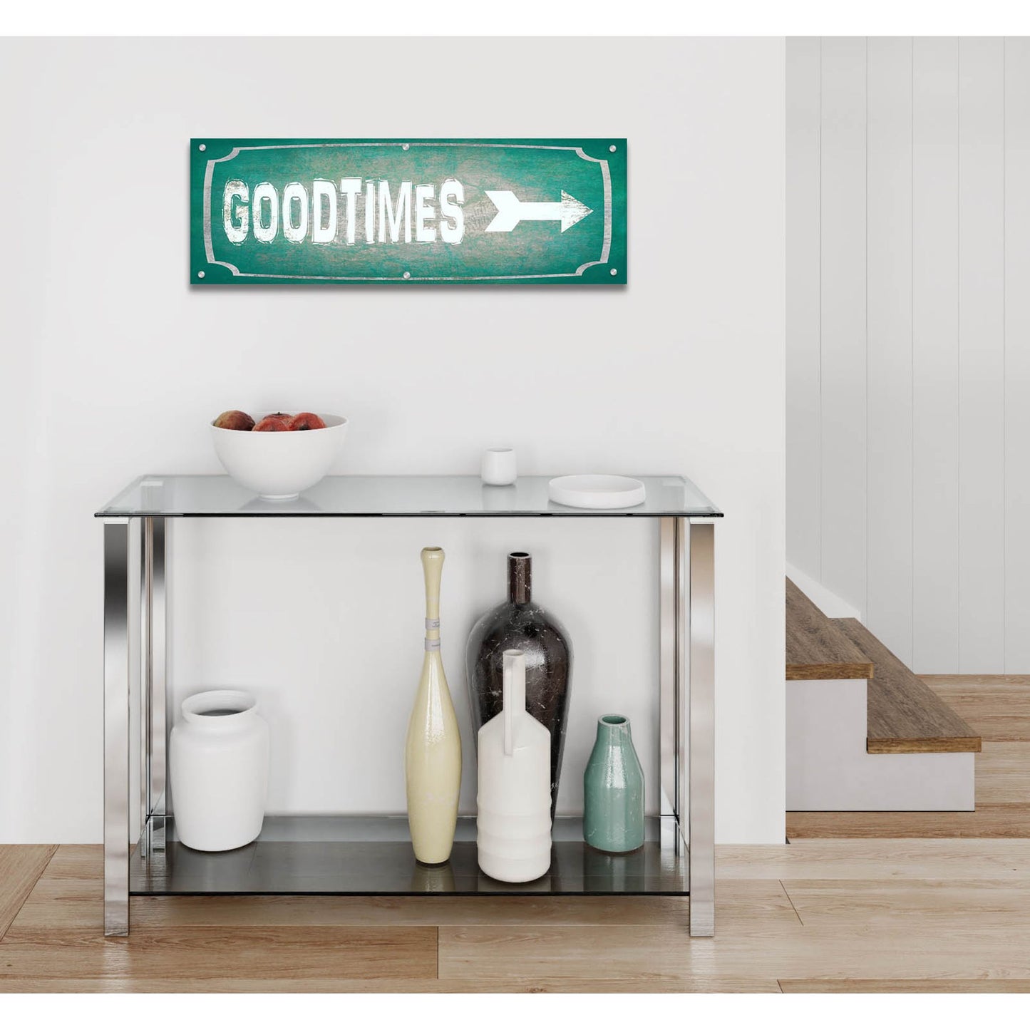 Epic Art 'Good Times' by Lightbox Journal, Acrylic Glass Wall Art,36x12