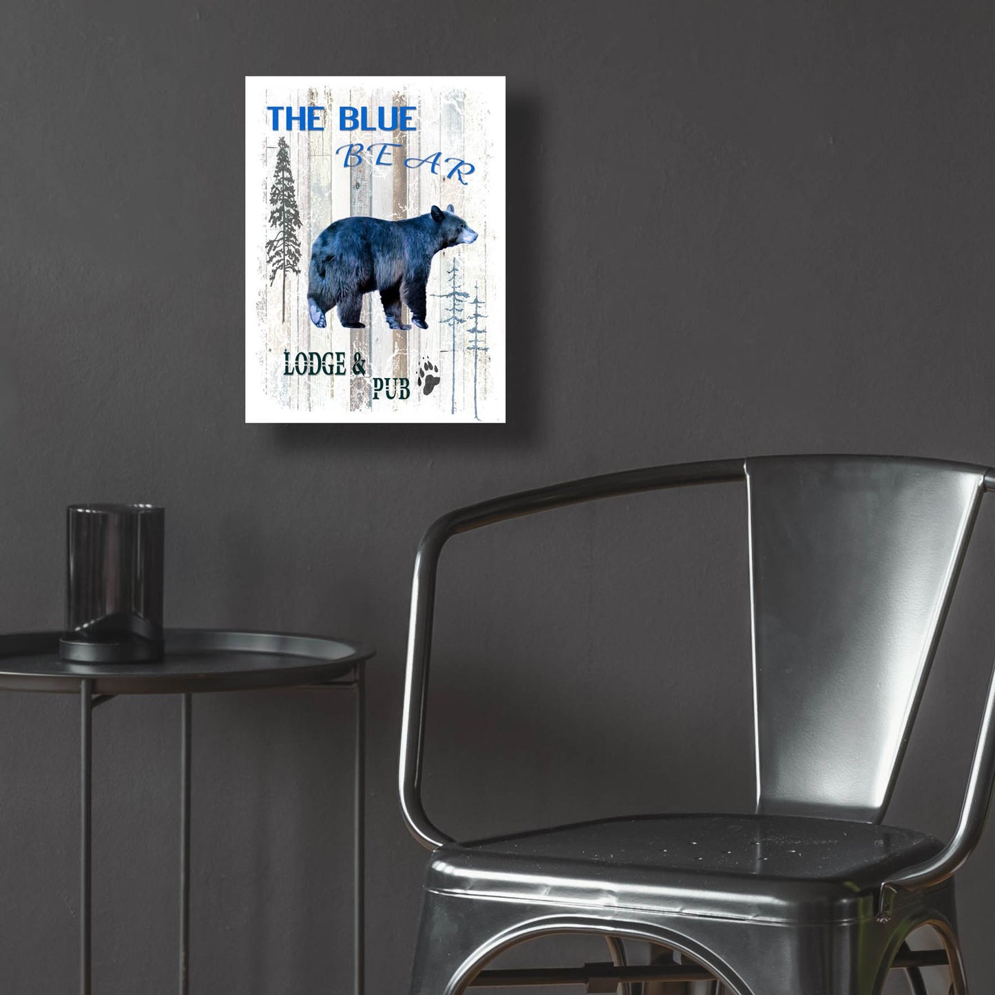 Epic Art 'The Blue Bear' by Lightbox Journal, Acrylic Glass Wall Art,12x16