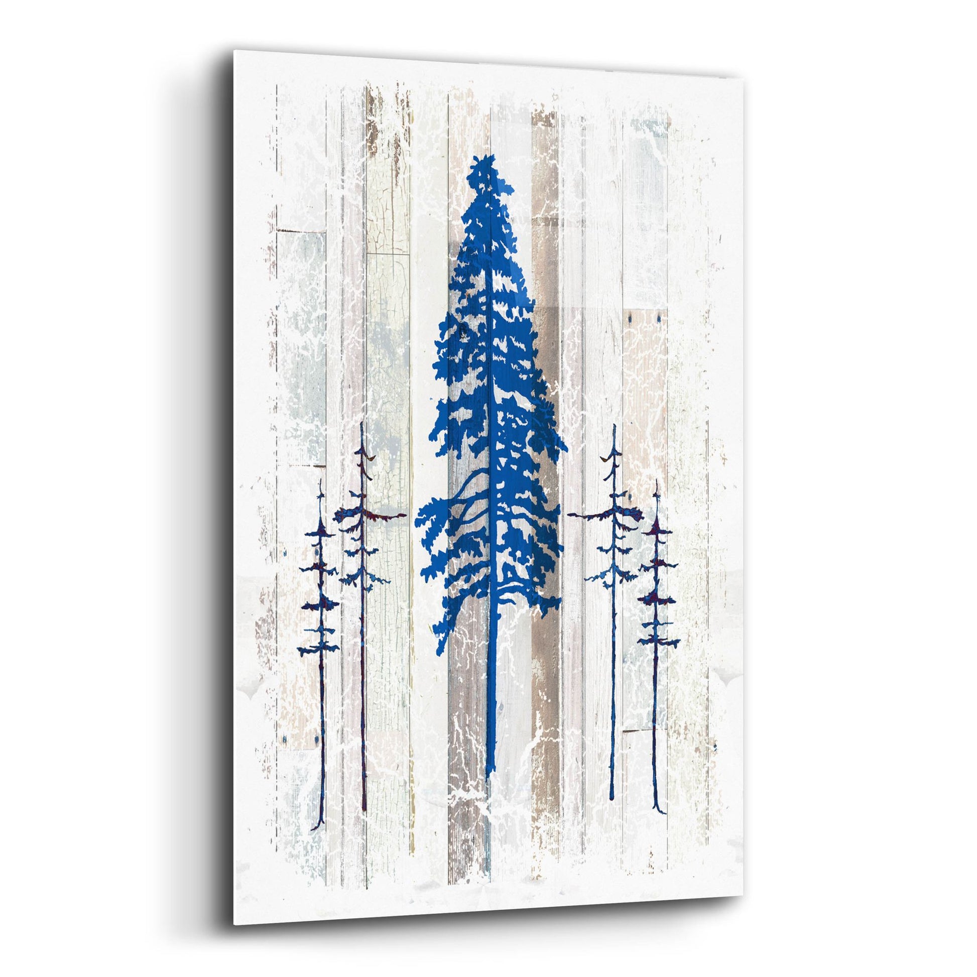 Epic Art 'The Blue Moose - Lodge Pole Pine' by Lightbox Journal, Acrylic Glass Wall Art,12x16