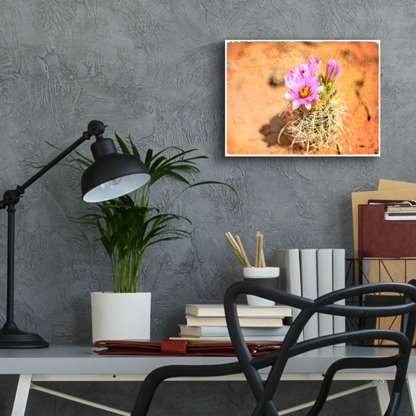 Epic Art 'Desert Flower 4' by Lightbox Journal, Acrylic Glass Wall Art,16x12