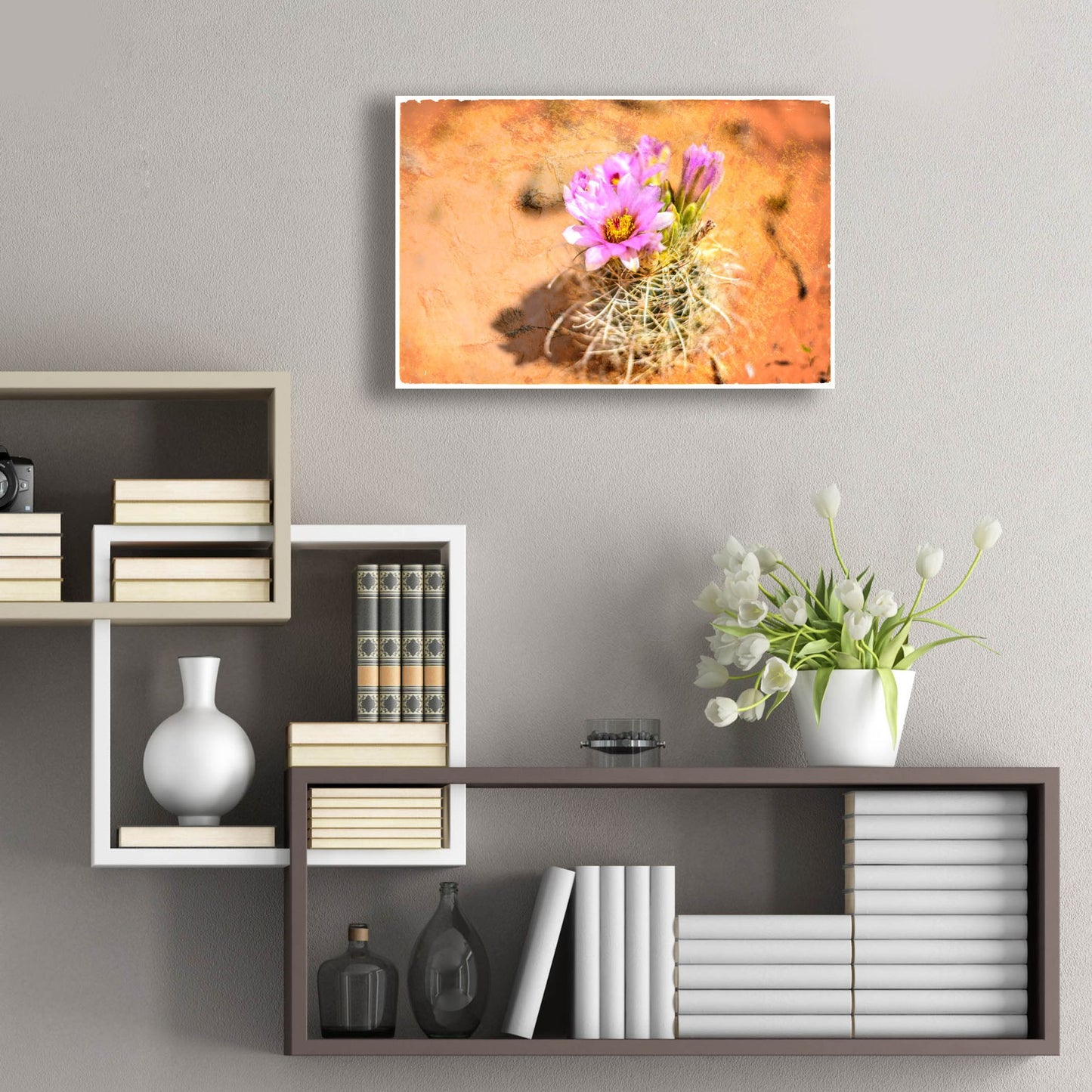 Epic Art 'Desert Flower 4' by Lightbox Journal, Acrylic Glass Wall Art,24x16