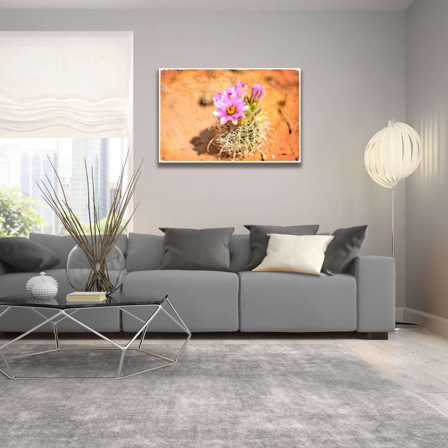 Epic Art 'Desert Flower 4' by Lightbox Journal, Acrylic Glass Wall Art,36x24