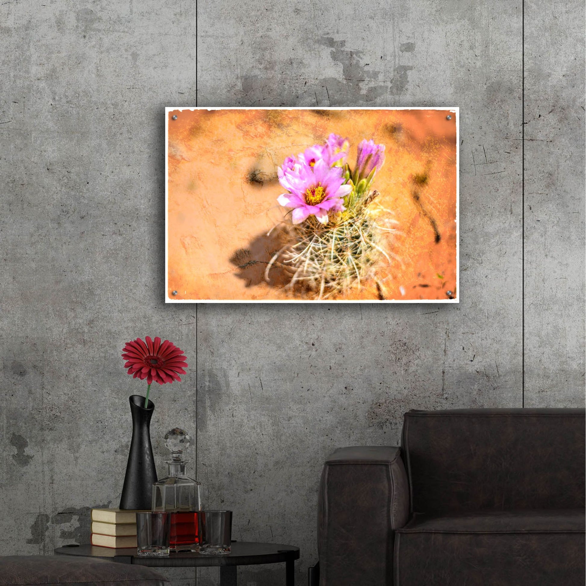 Epic Art 'Desert Flower 4' by Lightbox Journal, Acrylic Glass Wall Art,36x24