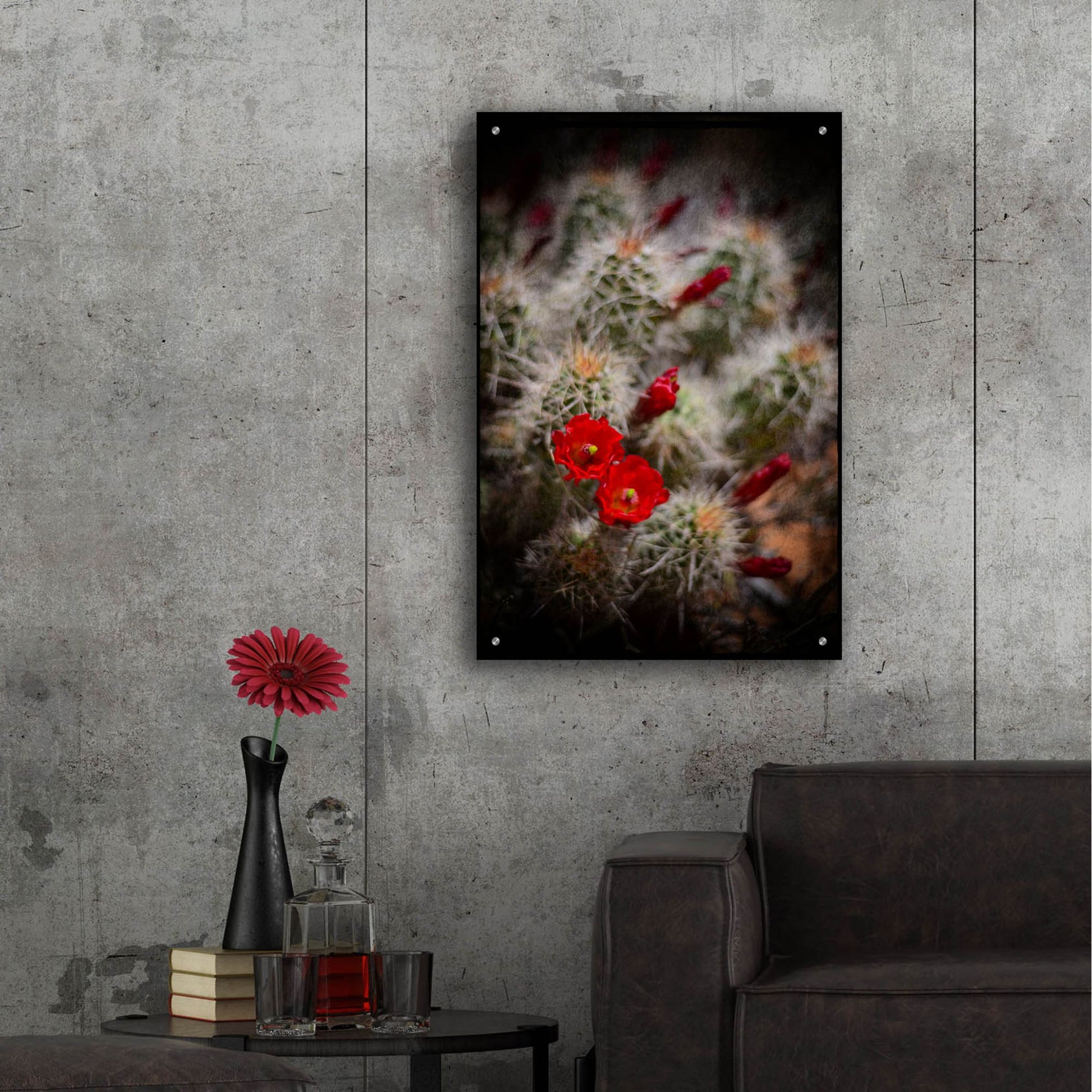 Epic Art 'Desert Flower 6' by Lightbox Journal, Acrylic Glass Wall Art,24x36