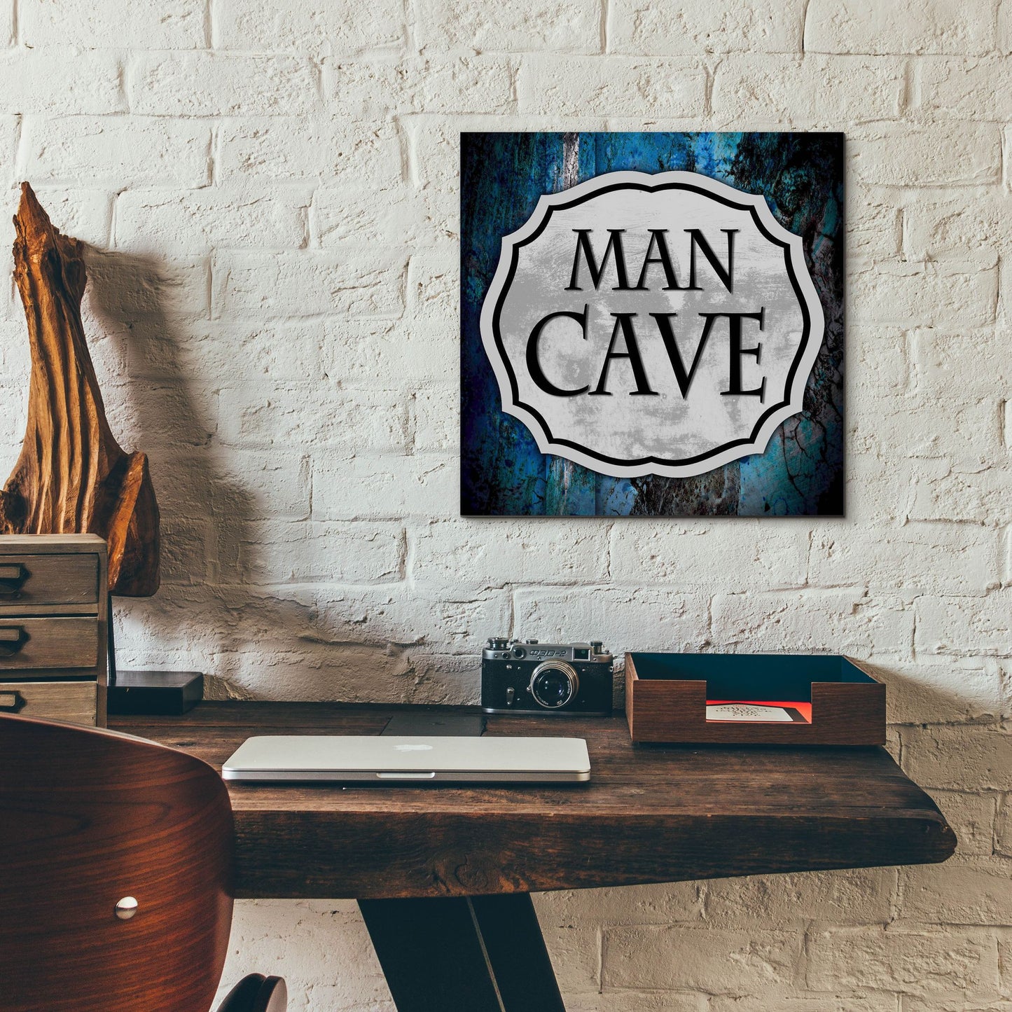 Epic Art 'Man Cave 1' by Lightbox Journal, Acrylic Glass Wall Art,12x12