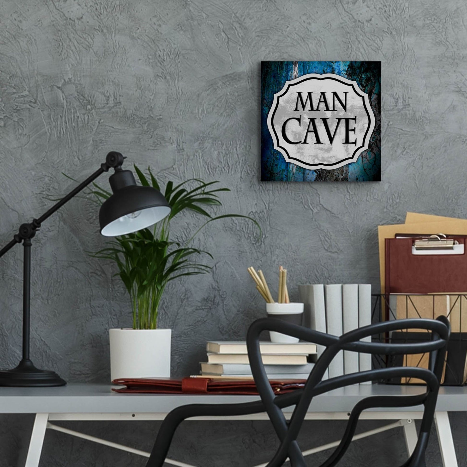 Epic Art 'Man Cave 1' by Lightbox Journal, Acrylic Glass Wall Art,12x12