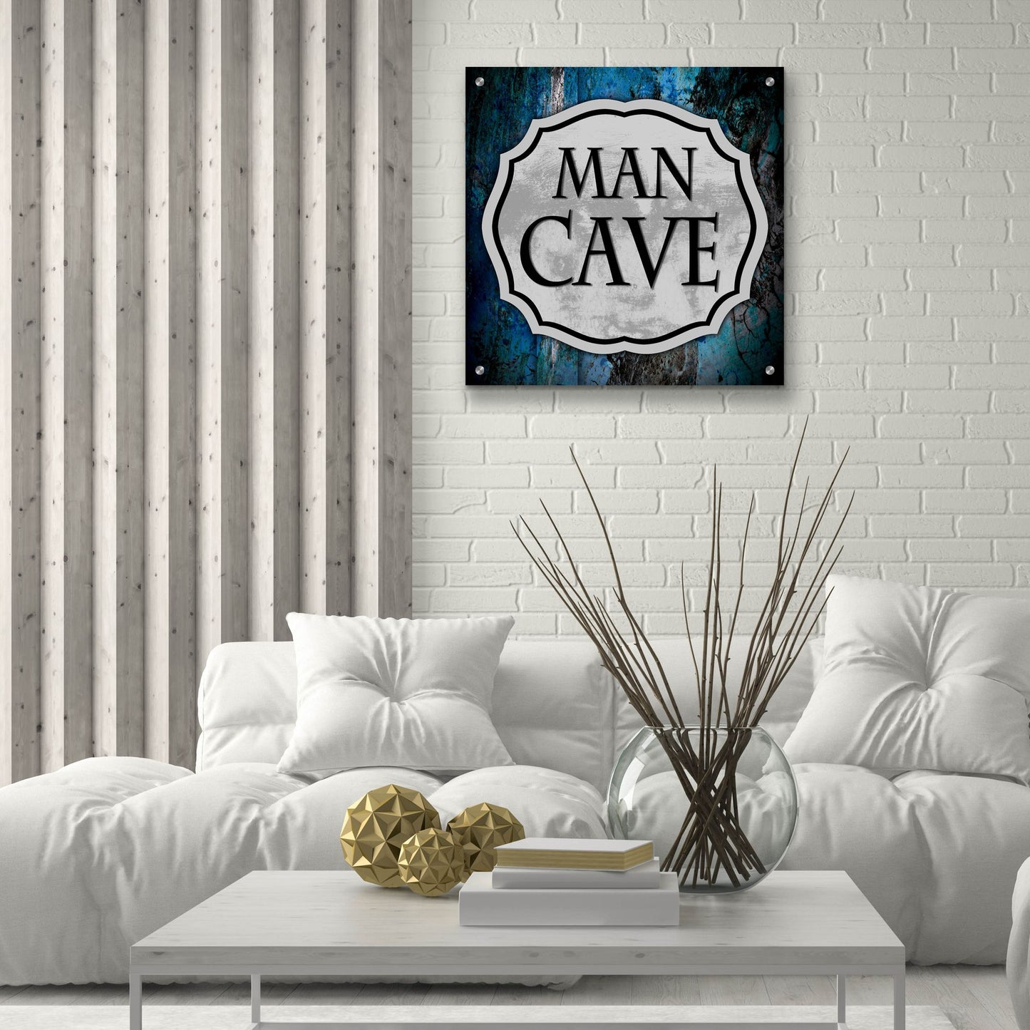 Epic Art 'Man Cave 1' by Lightbox Journal, Acrylic Glass Wall Art,24x24